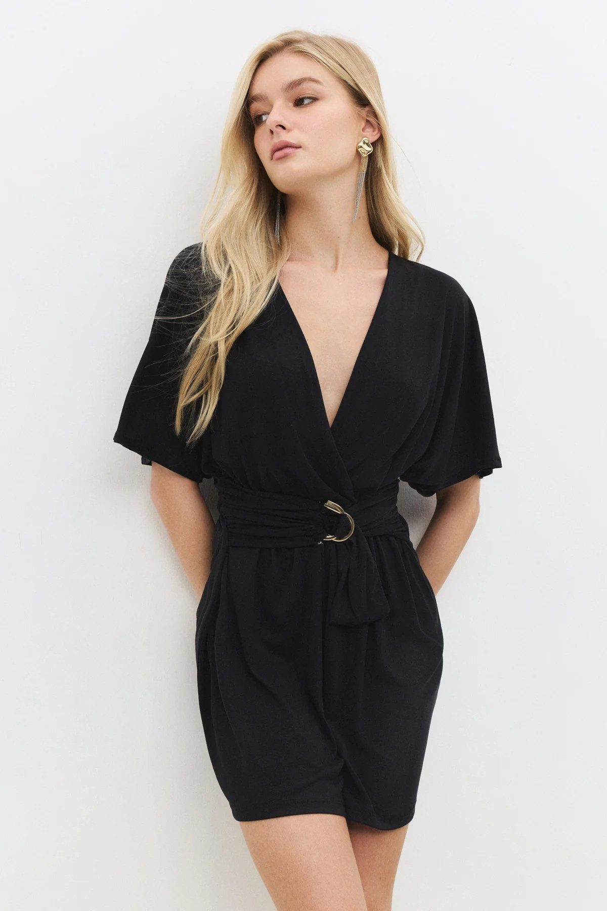 No Matter What Maxikleid Jumpsuit mit asymmetrischem Schnitt