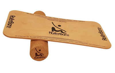 RollerBone Balanceboard RollerBone Balance-Board Set natürliches Material Ahorn Holz & Kork, nachhaltiges Material aus Ahorn Holz & Kork