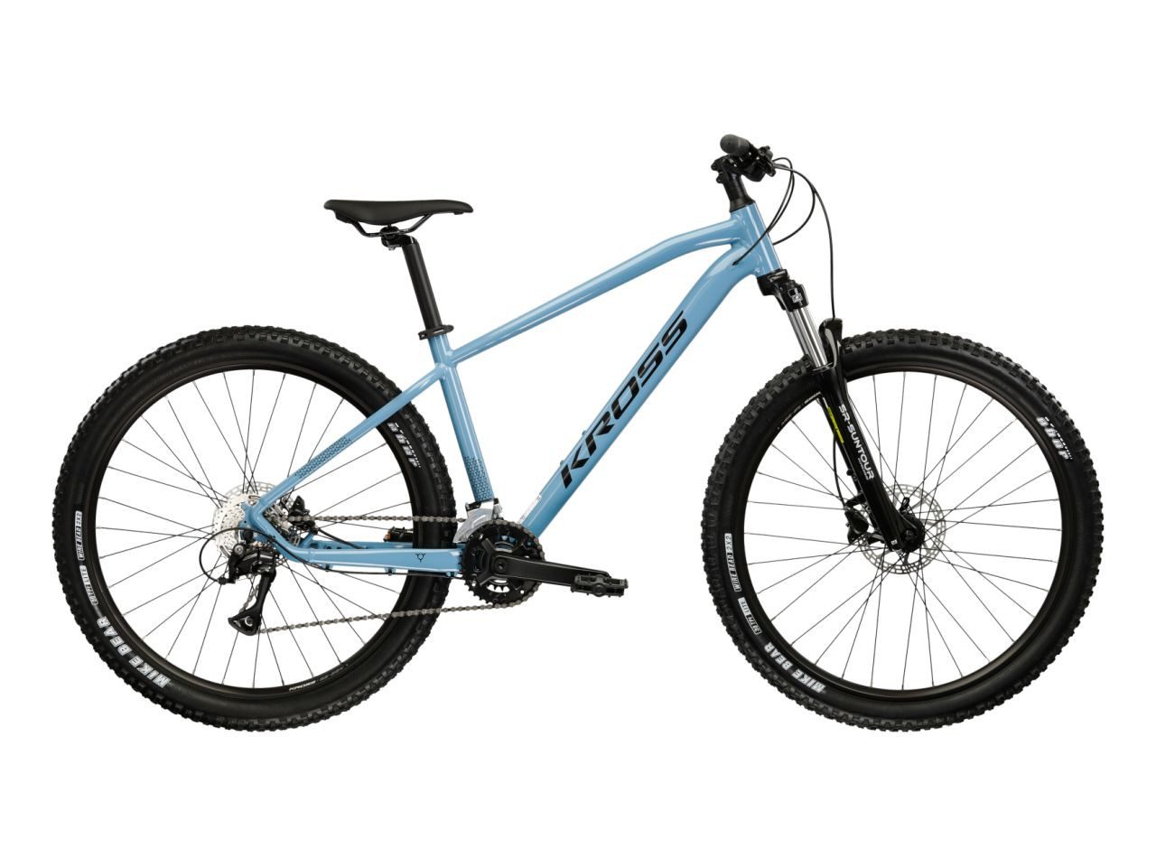 Kross Mountainbike KROSS Mountainbike Hardtail 29" Hexagon 4.0 blau 16 Gänge, 16 Gang Shimano ACERA M3020 Schaltwerk, Kettenschaltung