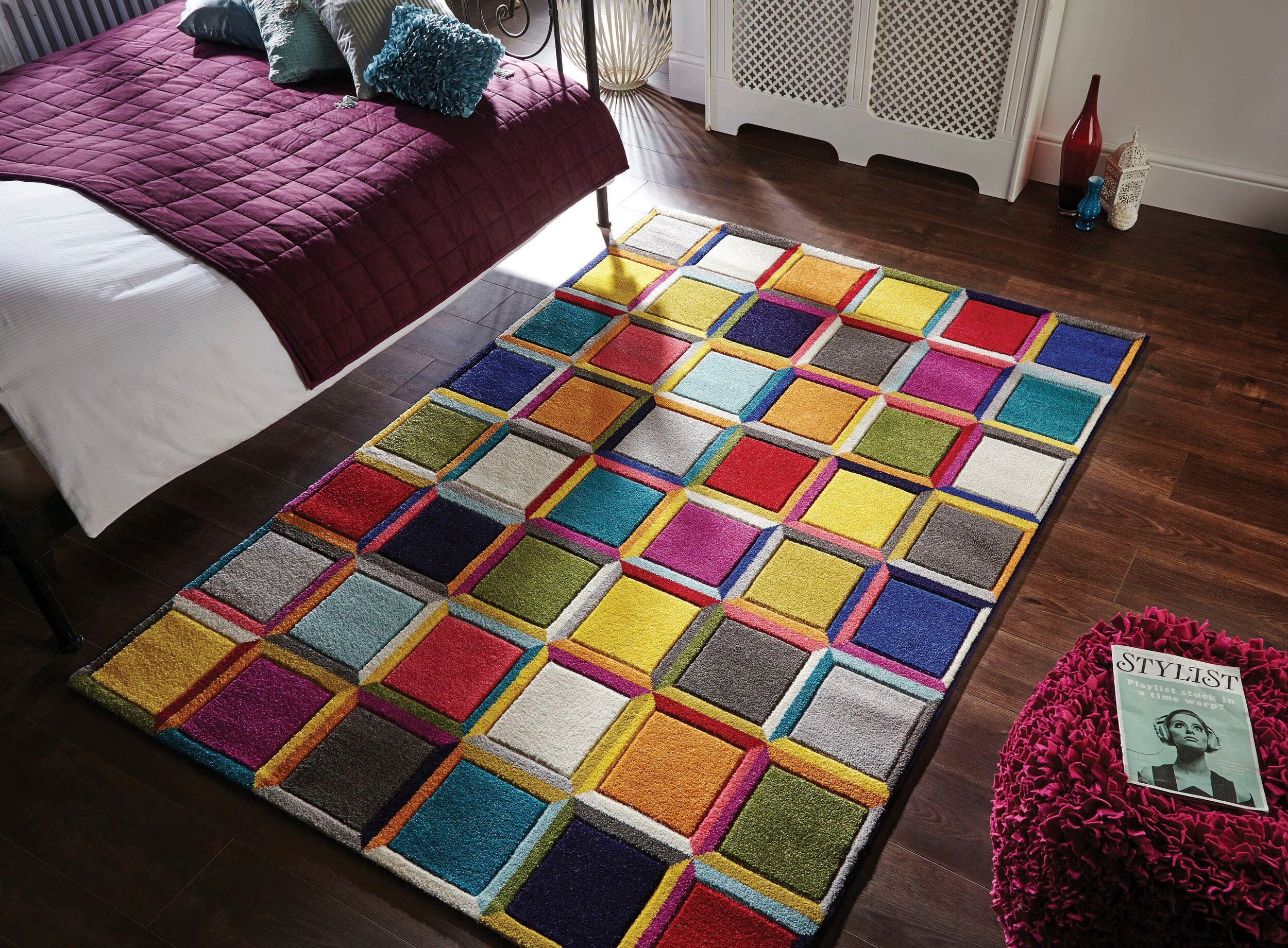 FLAIR RUGS Teppich WALTZ, rechteckig, Höhe: 10 mm, Handgeschnitzt