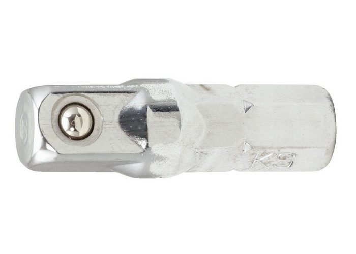 KS Tools Ratschenringschlüssel Vierkant-Adapter für Bitratschenschlüssel 10mm