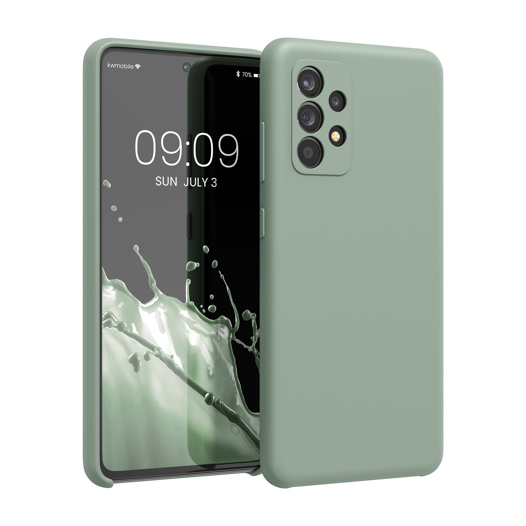 kwmobile Handyhülle Handyhülle für Samsung Galaxy A52 / A52 5G / A52s 5G Hülle, Weiches Handy Silikon Case - Schutzhülle Cover