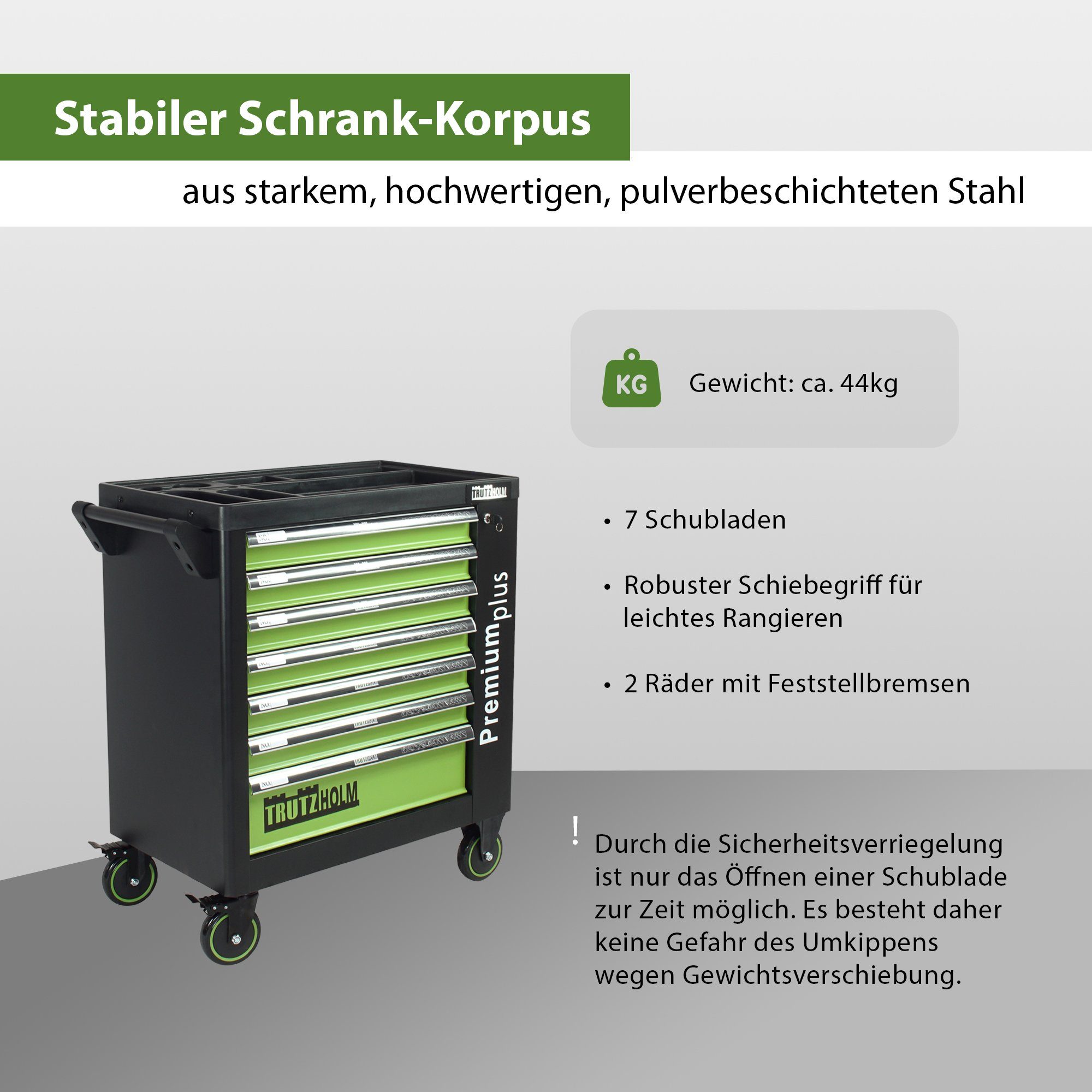 TRUTZHOLM Werkstattwagen Werkstattwagen Premium XXL unbestückt günstig online kaufen