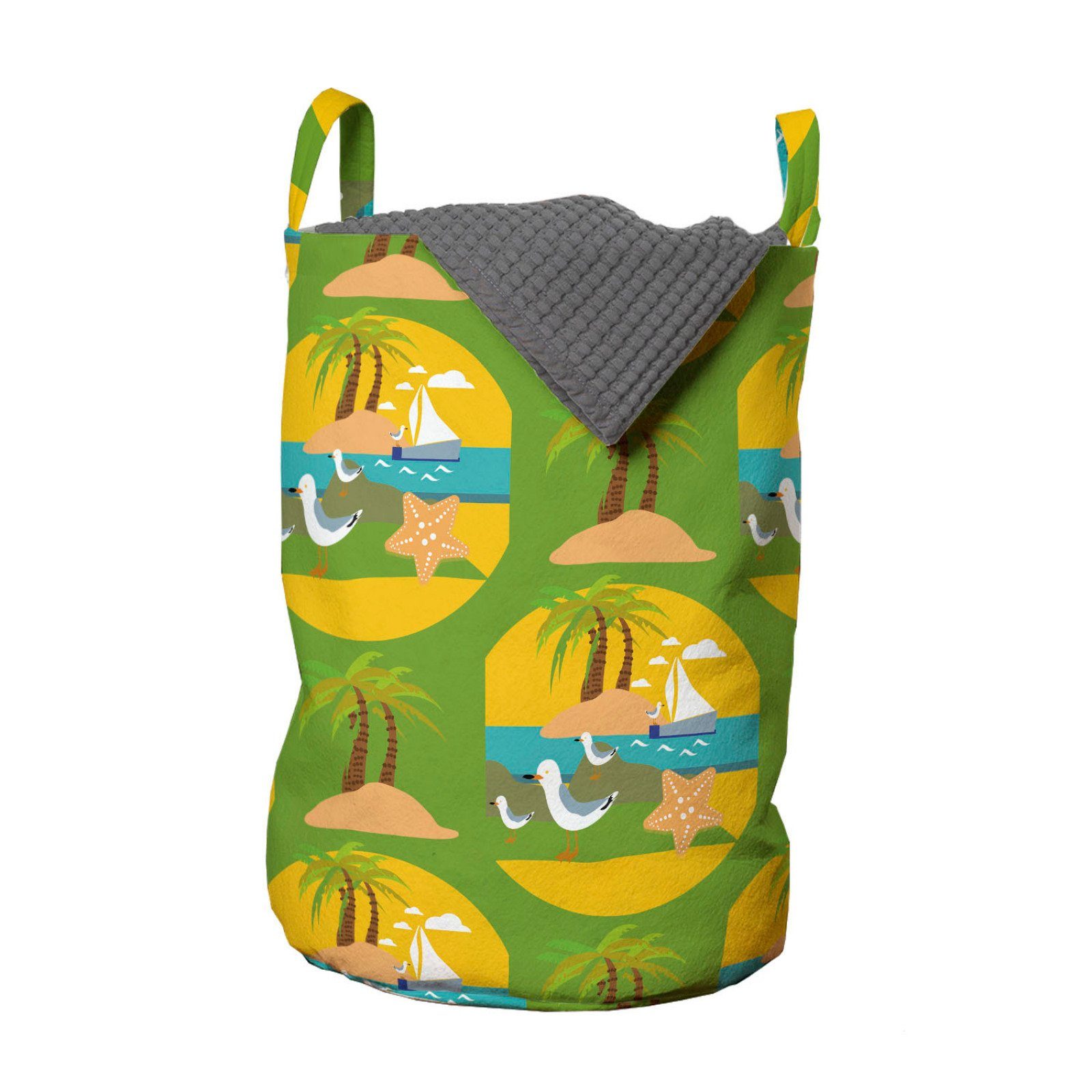 Abakuhaus Wäschesack »Wäschekorb mit Griffen Kordelzugverschluss für