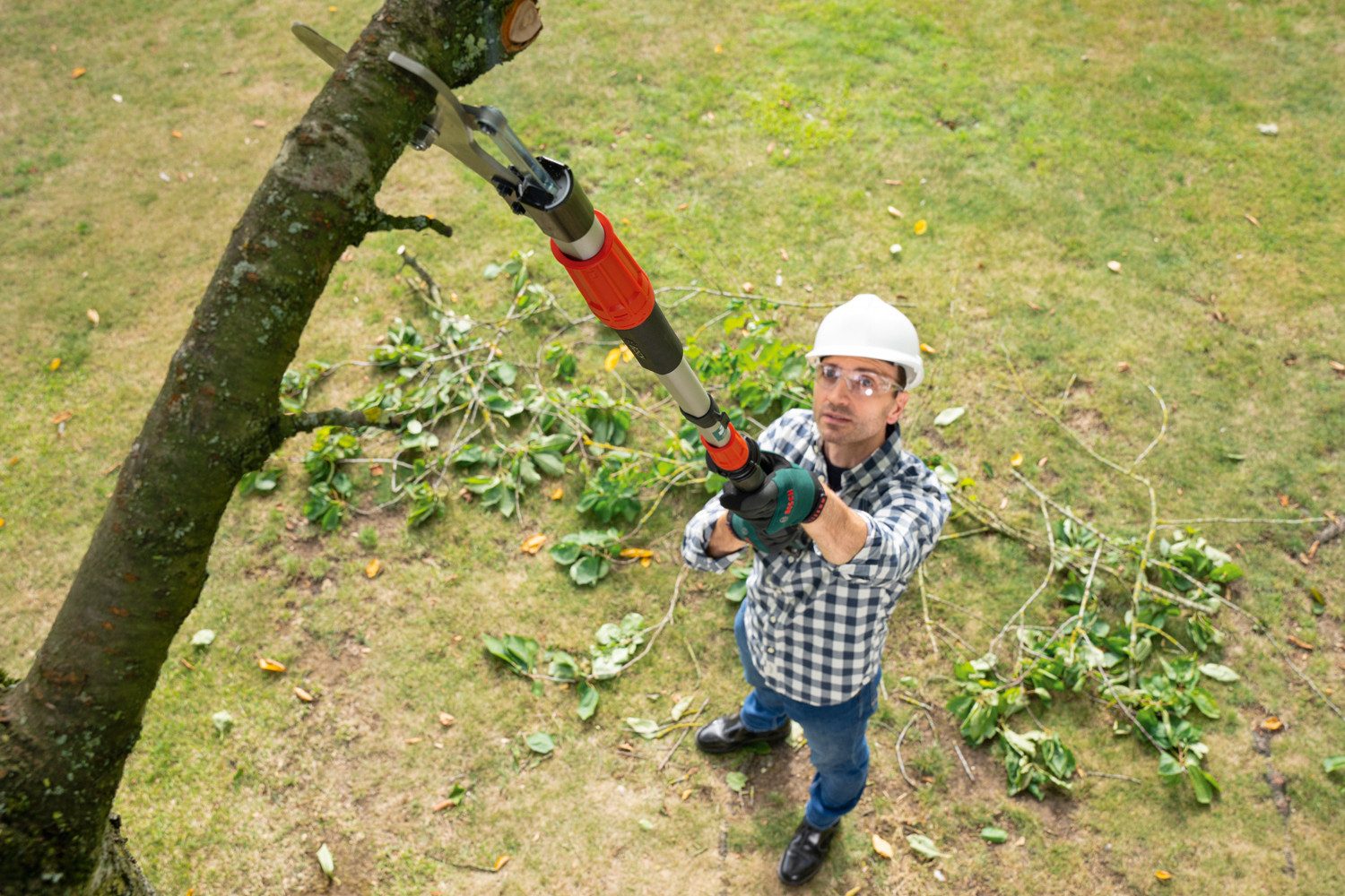 Bosch Home & Garden Akku-Heckenschere AdvancedPrune 18V-45, bis 1,8 m Arbeitshöhe, inkl. Akku 2 Ah und Ladegerät AL 18V-20 – Bild 5 von 5