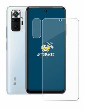 BROTECT flexible Panzerglasfolie für Xiaomi Redmi Note 10 Pro (Display+Kamera), Displayschutzglas, Schutzglas Glasfolie klar