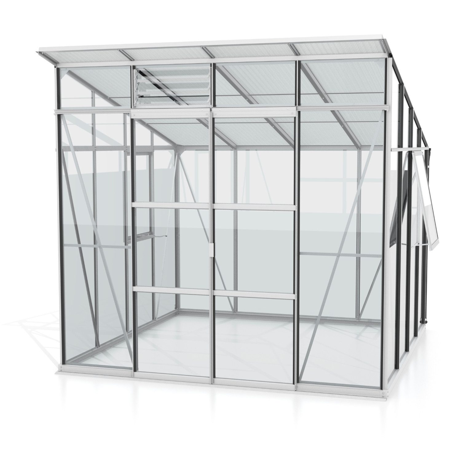 Vitavia Gewächshaus PER02522, 3,00 mm Wandstärke silberfarben | Rabatt: 28%