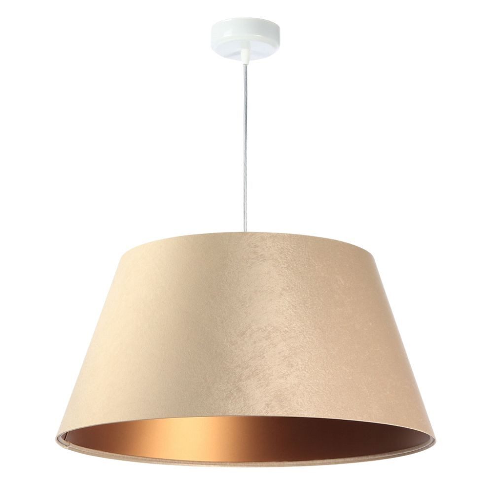 ONZENO Pendelleuchte Big bell Elegant Sleek 1 50x27x50 cm, einzigartiges Design und hochwertige Lampe