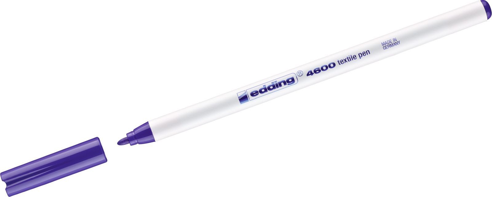 edding Filzstift Textilpen edding 4600 Rundspitze 1mm violett