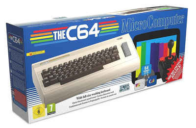 Commodore Spielkonsole Konsole Gaming, Spielekonsole Commodore C64 MAXI (inkl. 1 Controller), Gaming Konsolen Spielkonsolen Videospiel Konsole PC, Videospielkonsole