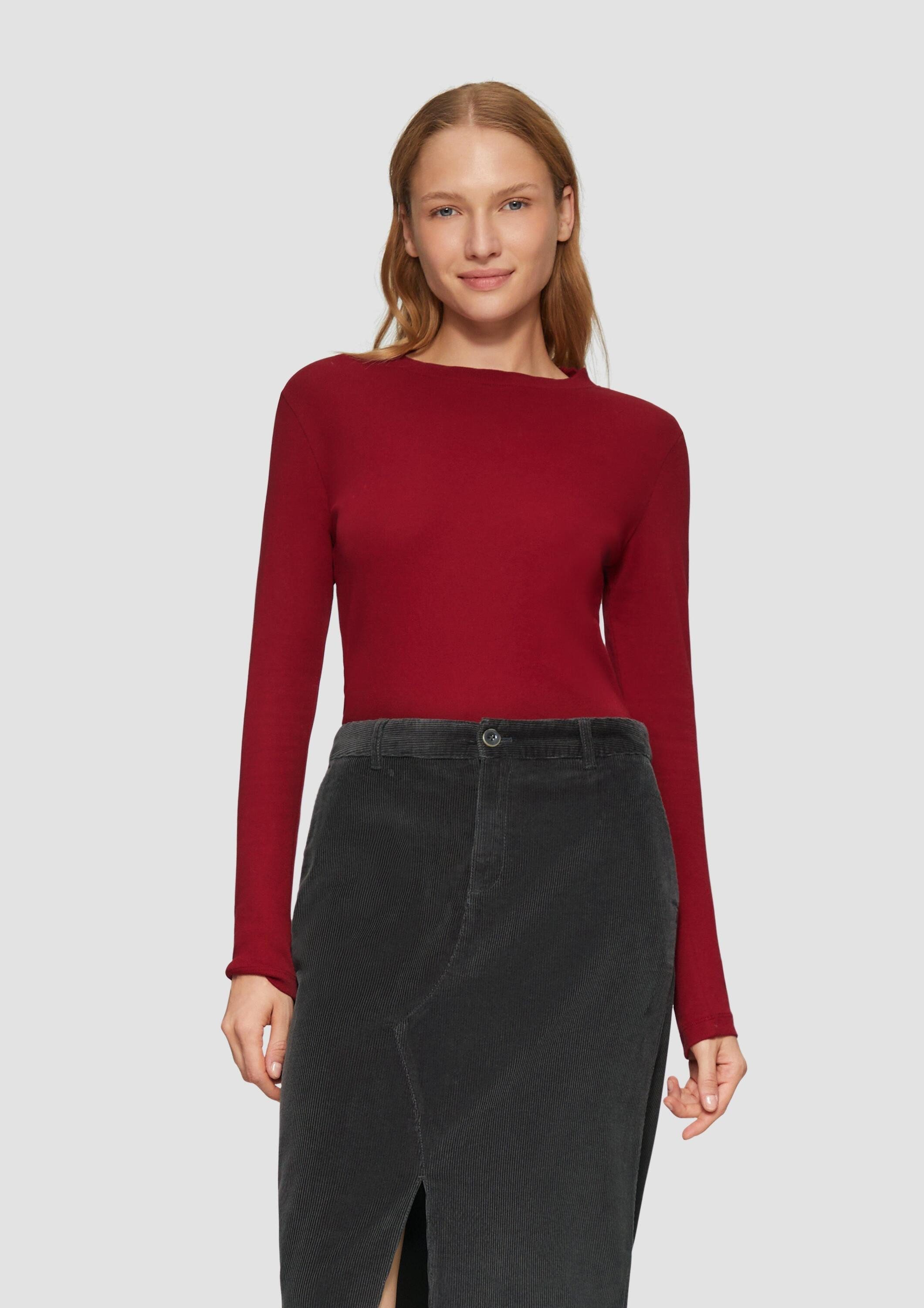 s.Oliver Midirock Rock Midi-Cord-Rock mit Schlitz