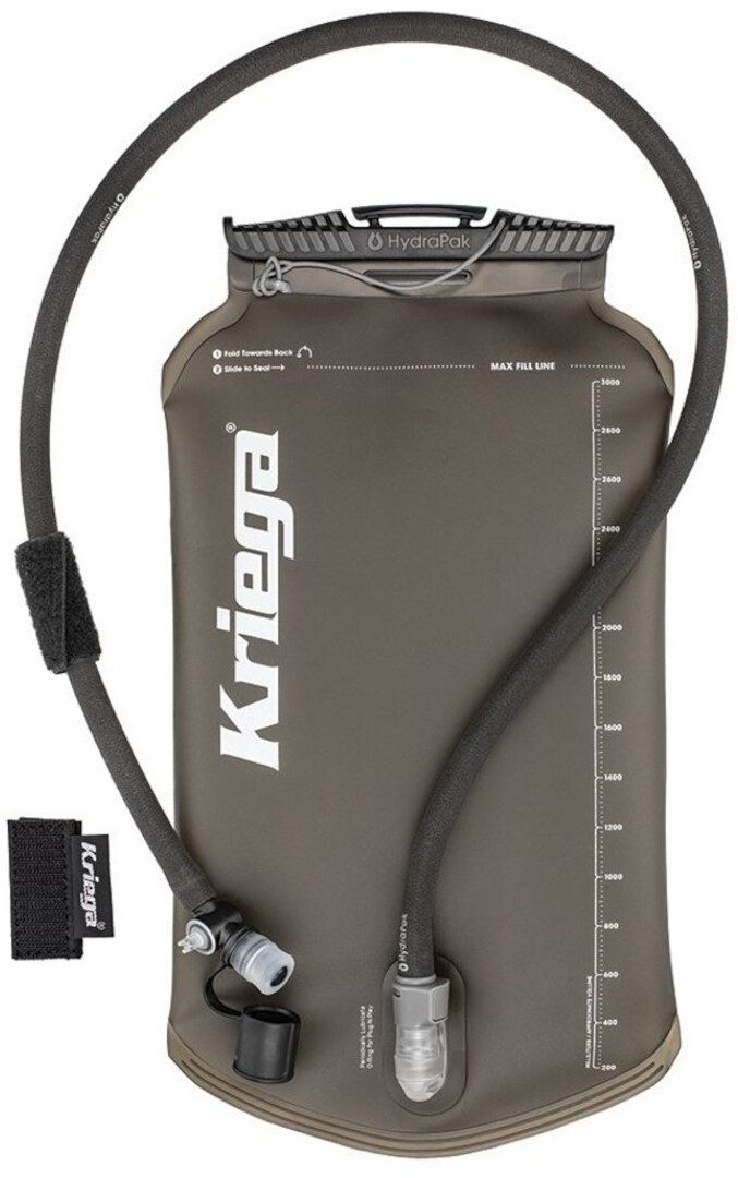Kriega Gepäckträgertasche Hydrapak Reservoir Elite HD 3 Litre Trinkblase, abriebfest robust