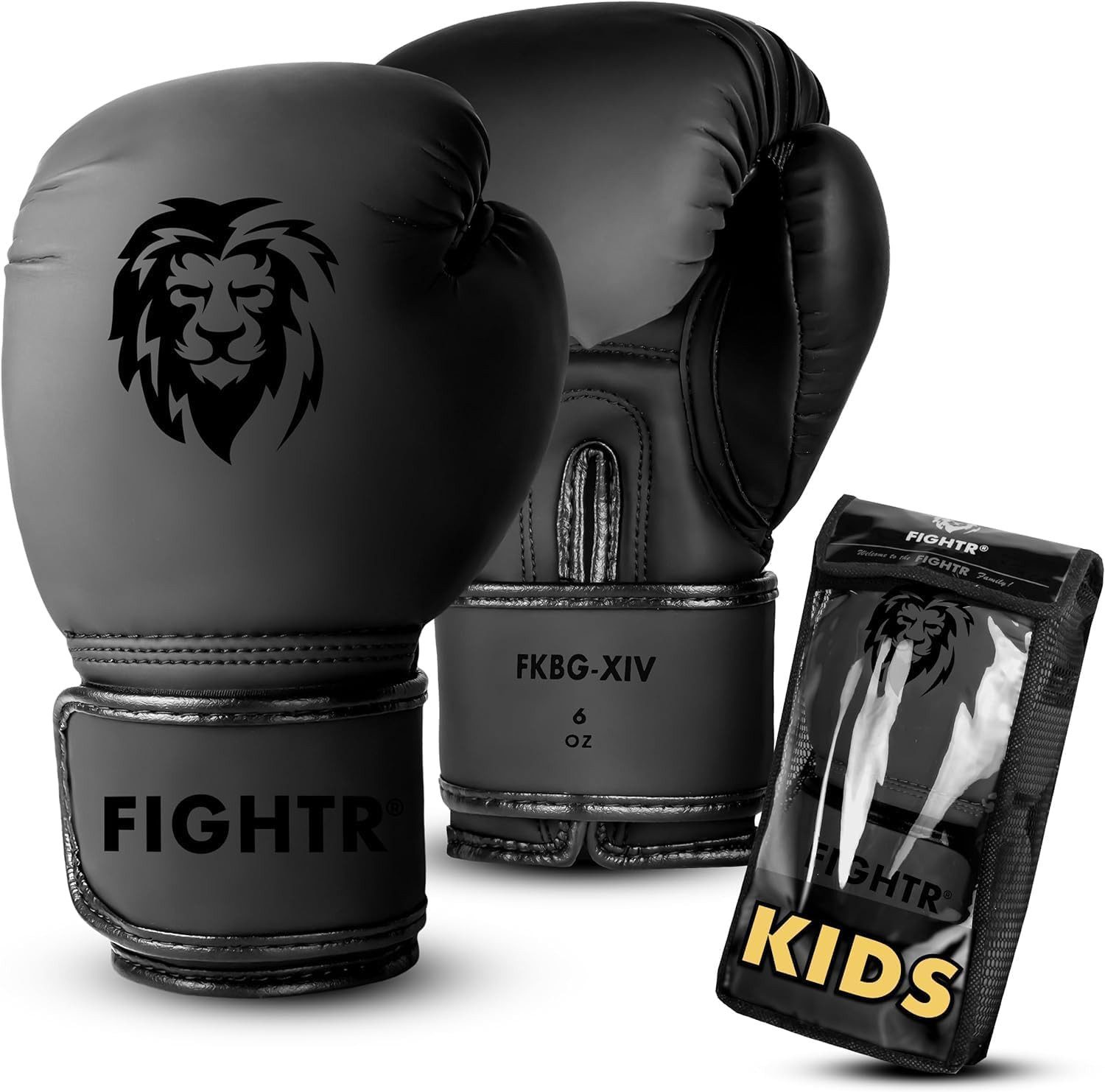 FIGHTR Kinderboxhandschuhe aus Kunstleder für Training & Kampfsport