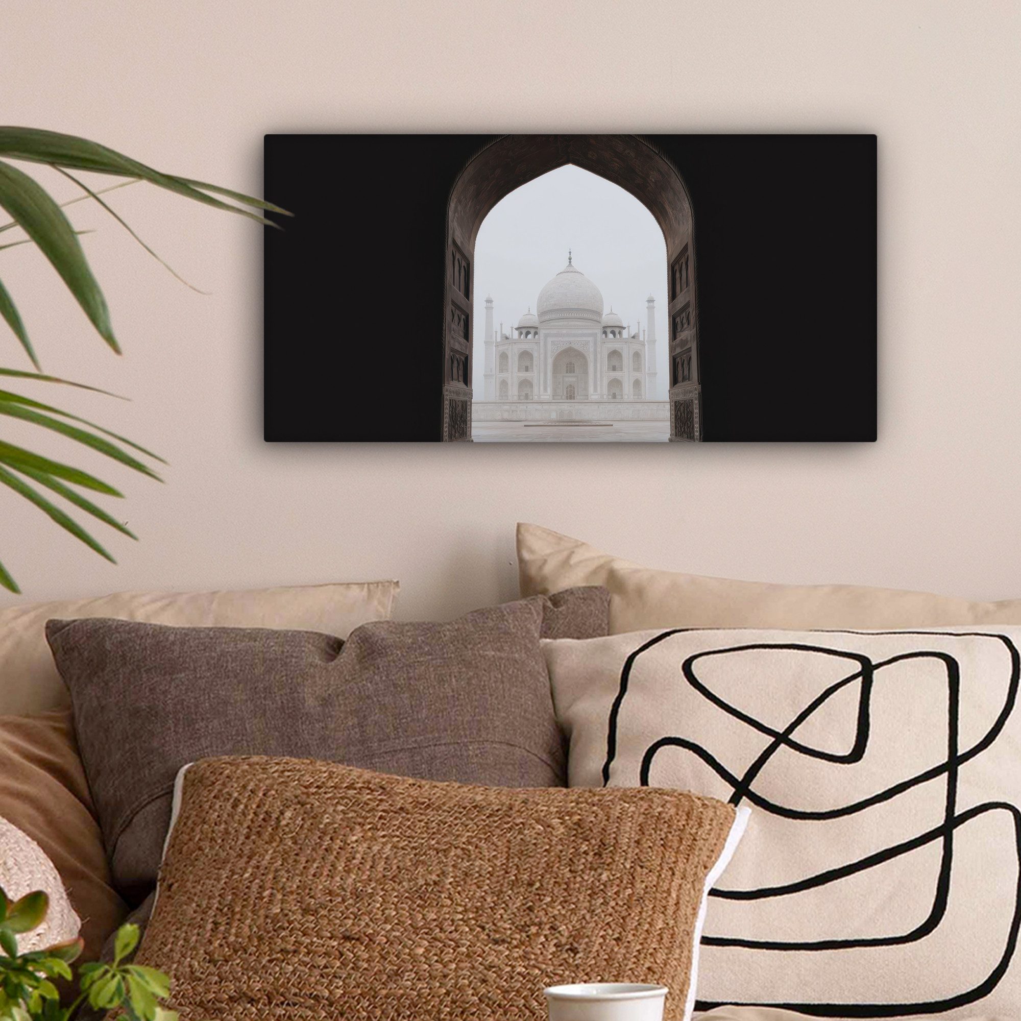 OneMillionCanvasses® Leinwandbild Panorama Tor - Symmetrische günstig online kaufen