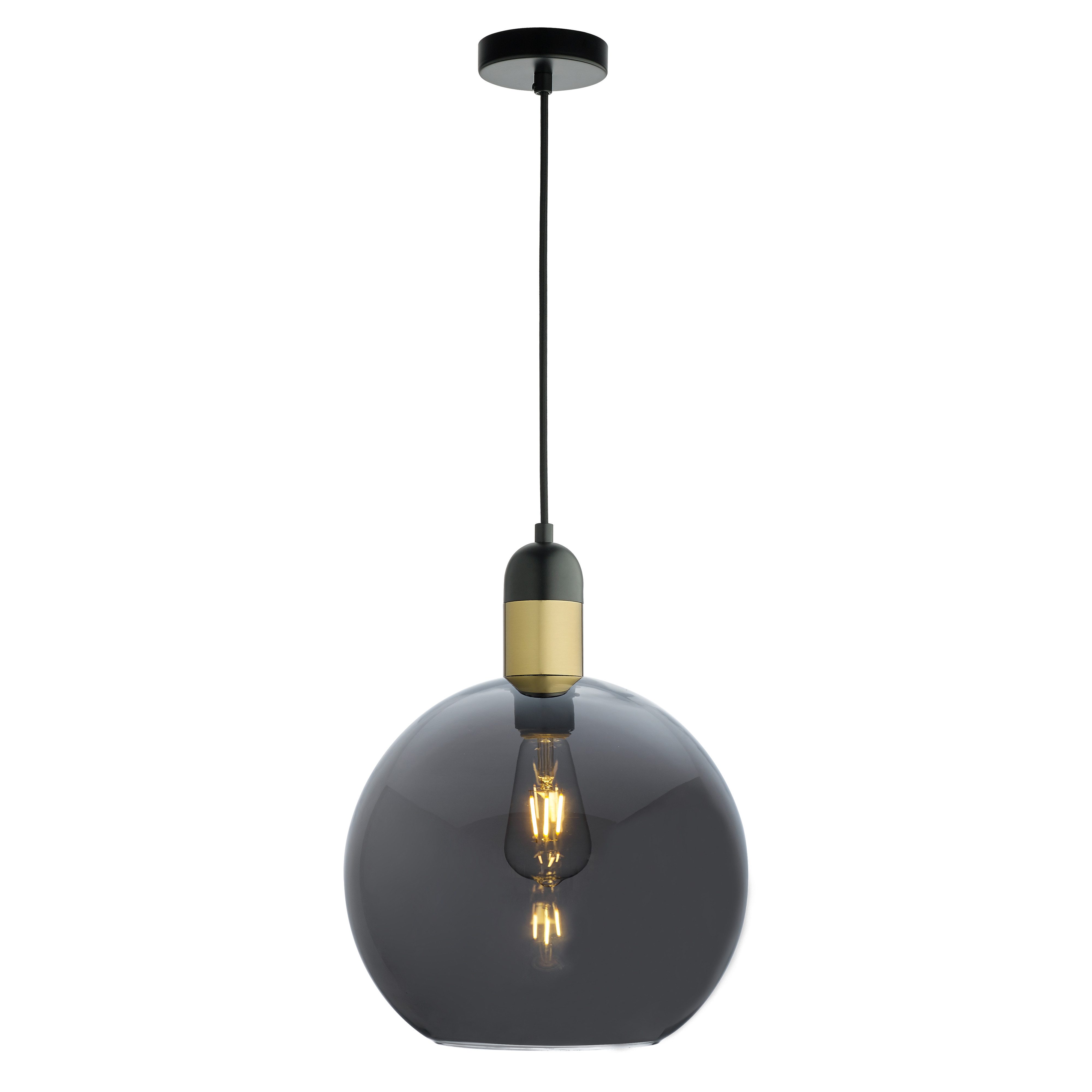 MLT&RIDDLE Pendelleuchte Moderne Einfachheit Einzelkugel 1-Licht-Pendelleuchte, ohne Leuchtmittel