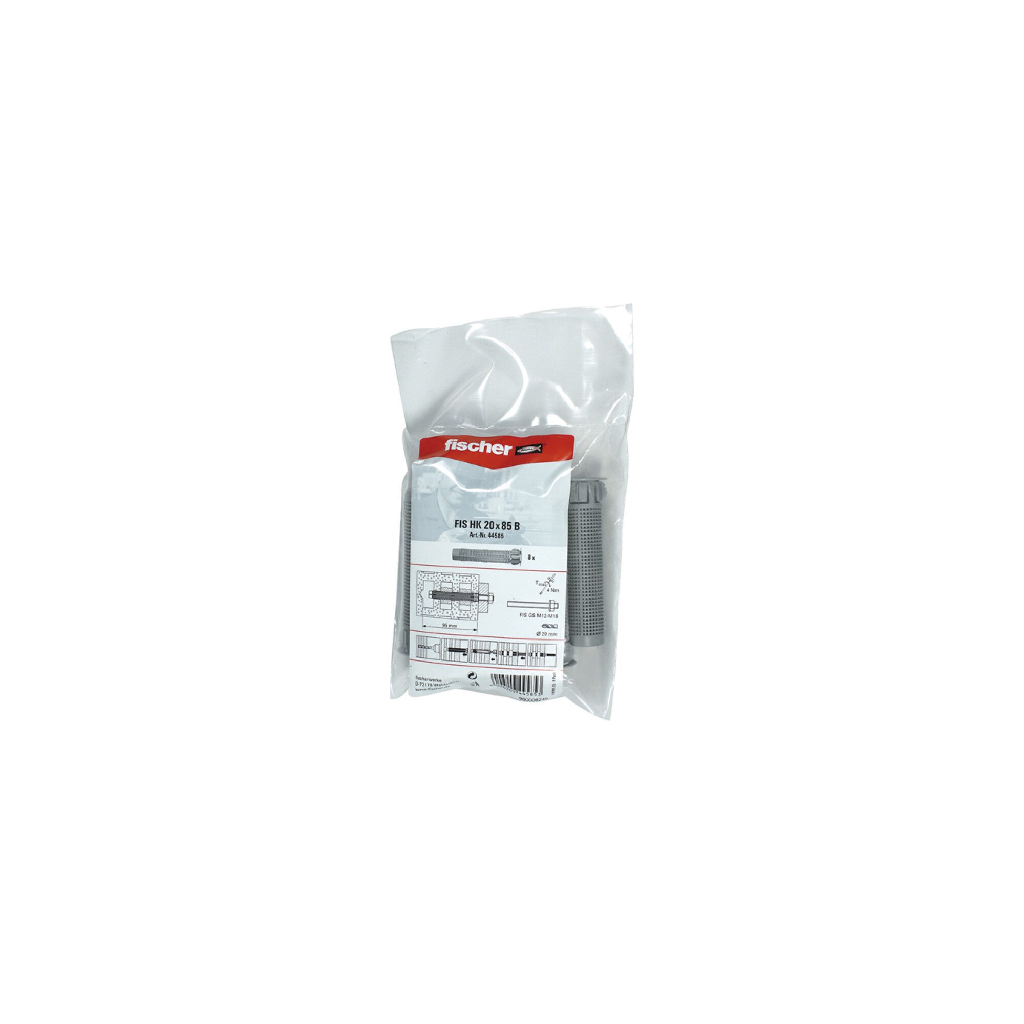 fischer Dübel-Set fischer Injektions-Ankerhülse FIS H 20x85 K B (8) 10 Stk