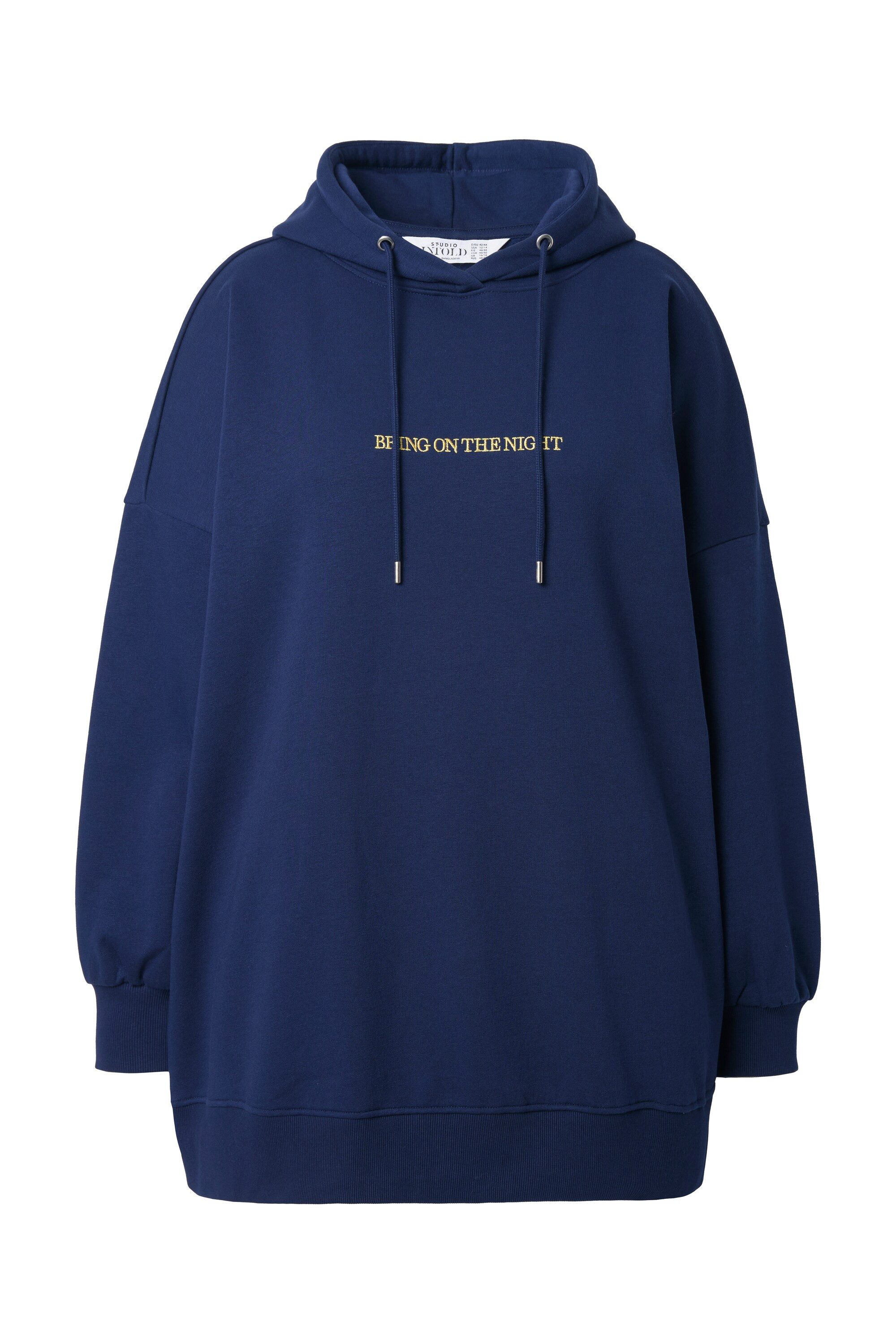 Studio Untold Sweatshirt Hoodie oversized Glitzer-Statement Kapuze günstig online kaufen
