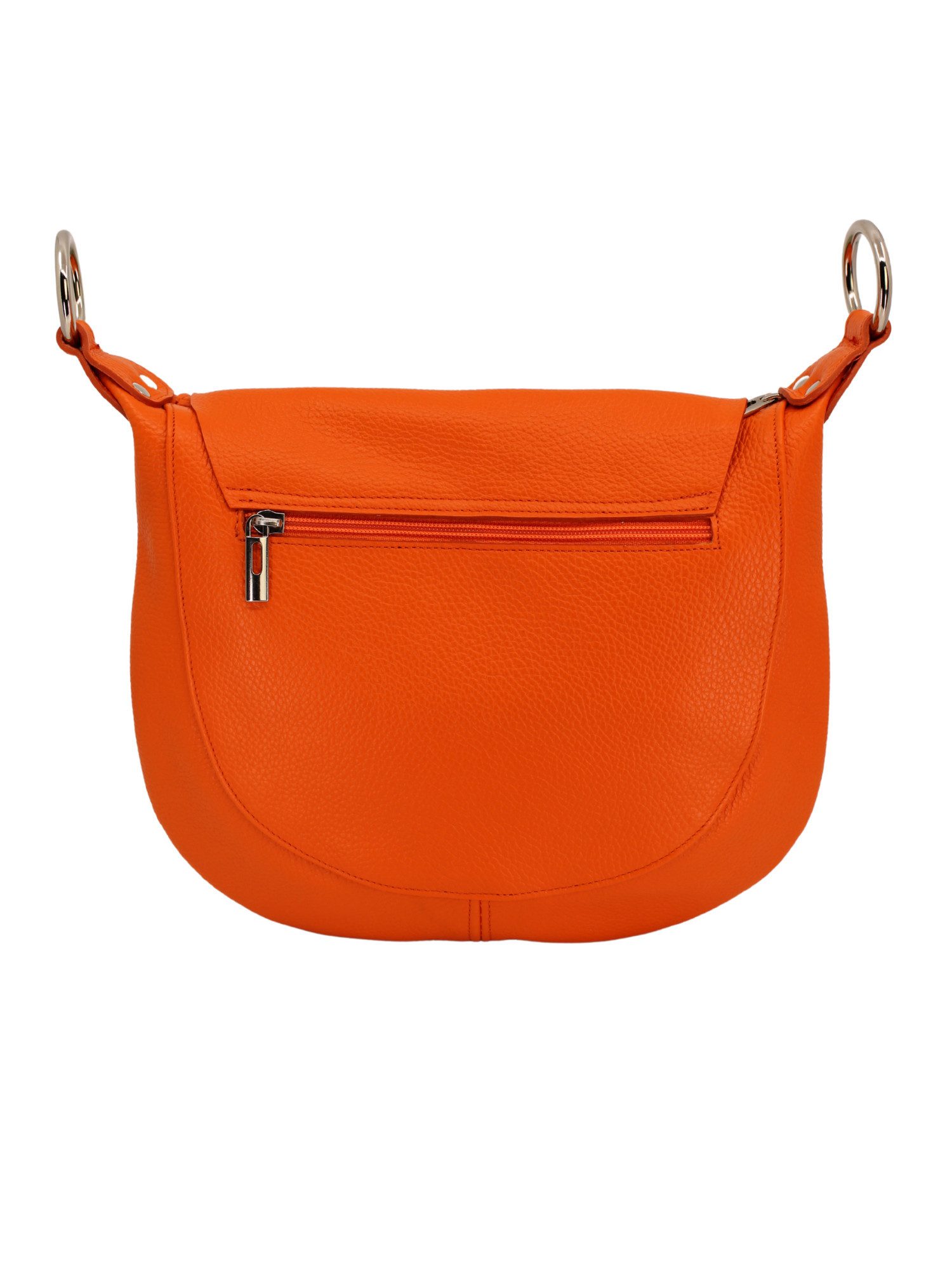 Adel Bags Schultertasche Kayla Ledertasche Made in Italy mit 2 Riemen, Zwei Tragegurte inklusive, Made in Italy