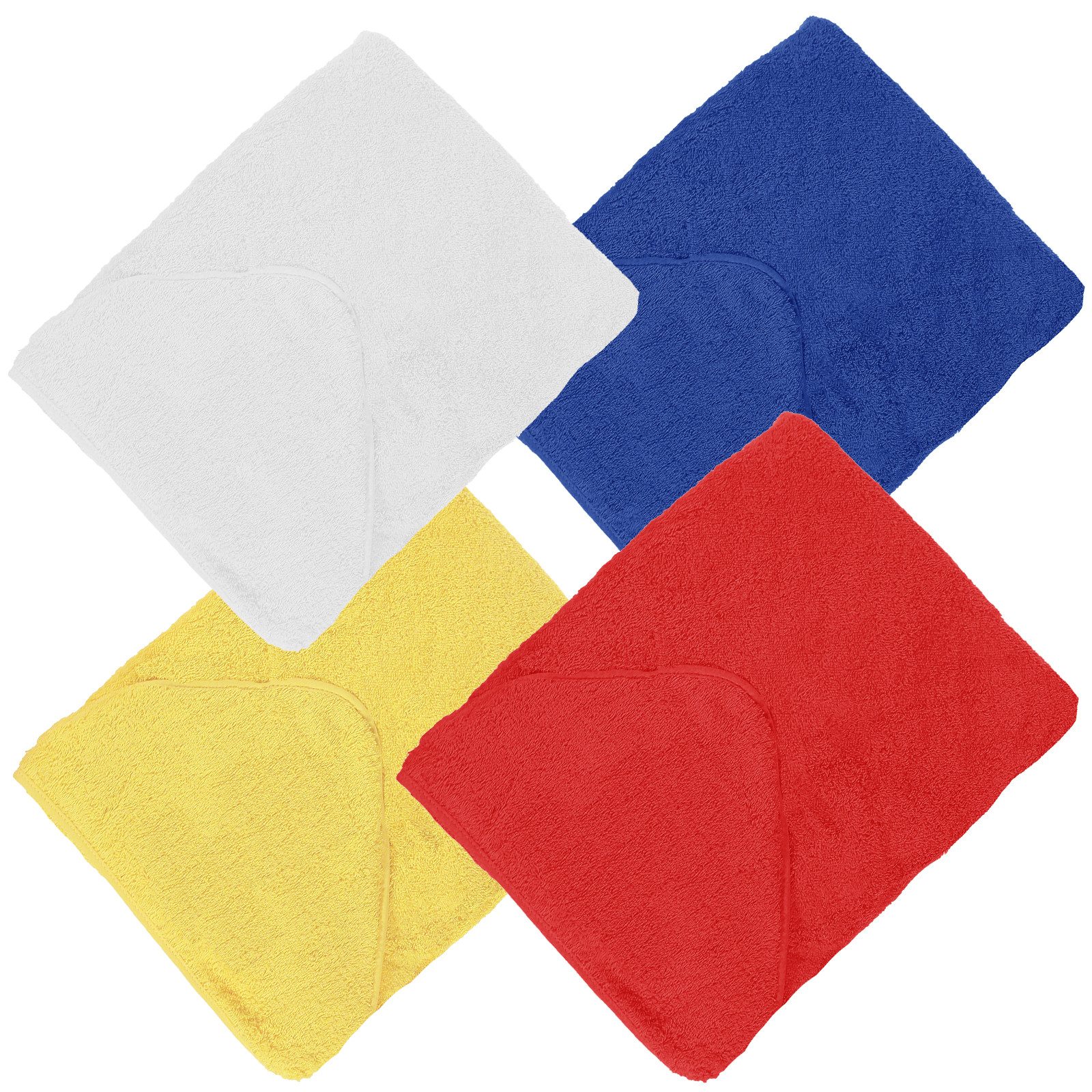 Casa Colori Handtuch Badetuch Baby mit Kapuzen 100x100 cm, Baumwolle (1-St) günstig online kaufen