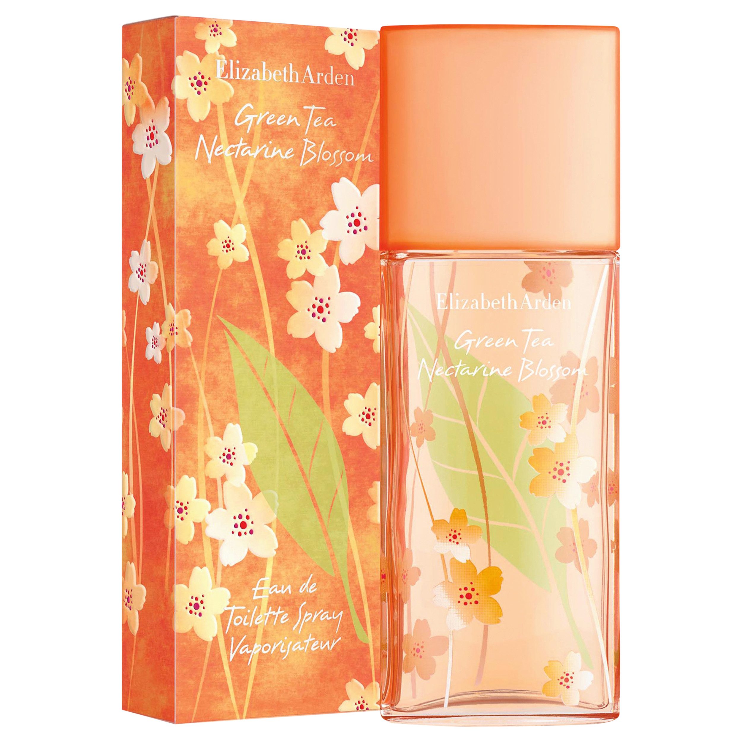 Elizabeth Arden Eau de Toilette GREEN TEA NECTARINE EDT, blumig-fruchtige Duftsignatur, mit Bergamotte
