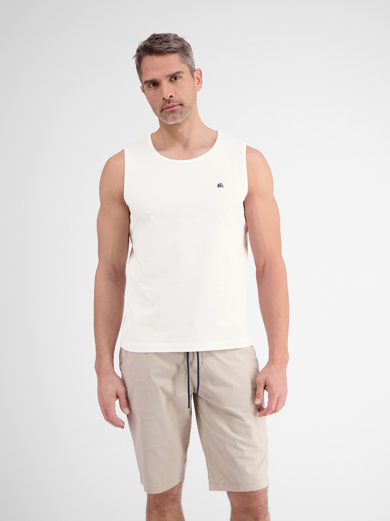 LERROS Muskelshirt LERROS Unifarbenes Tanktop für Herren