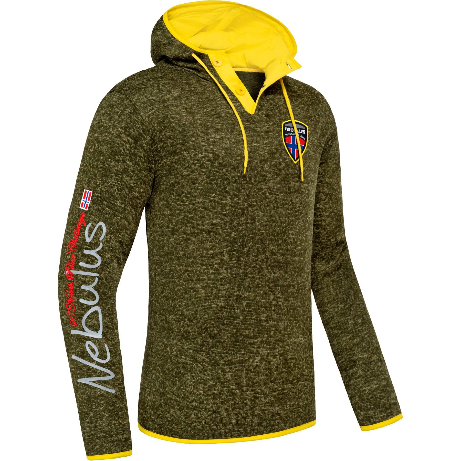 Nebulus Hoodie STITCH, P5053 - Herren, grün, S