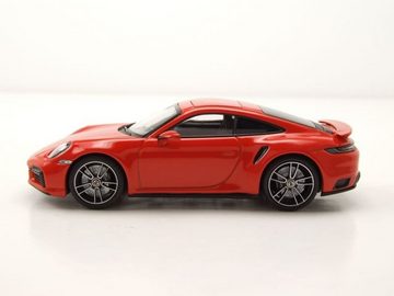 Minichamps Modellauto Porsche 911 (992) Turbo S 2020 orange Modellauto 1:43 Minichamps, Maßstab 1:43