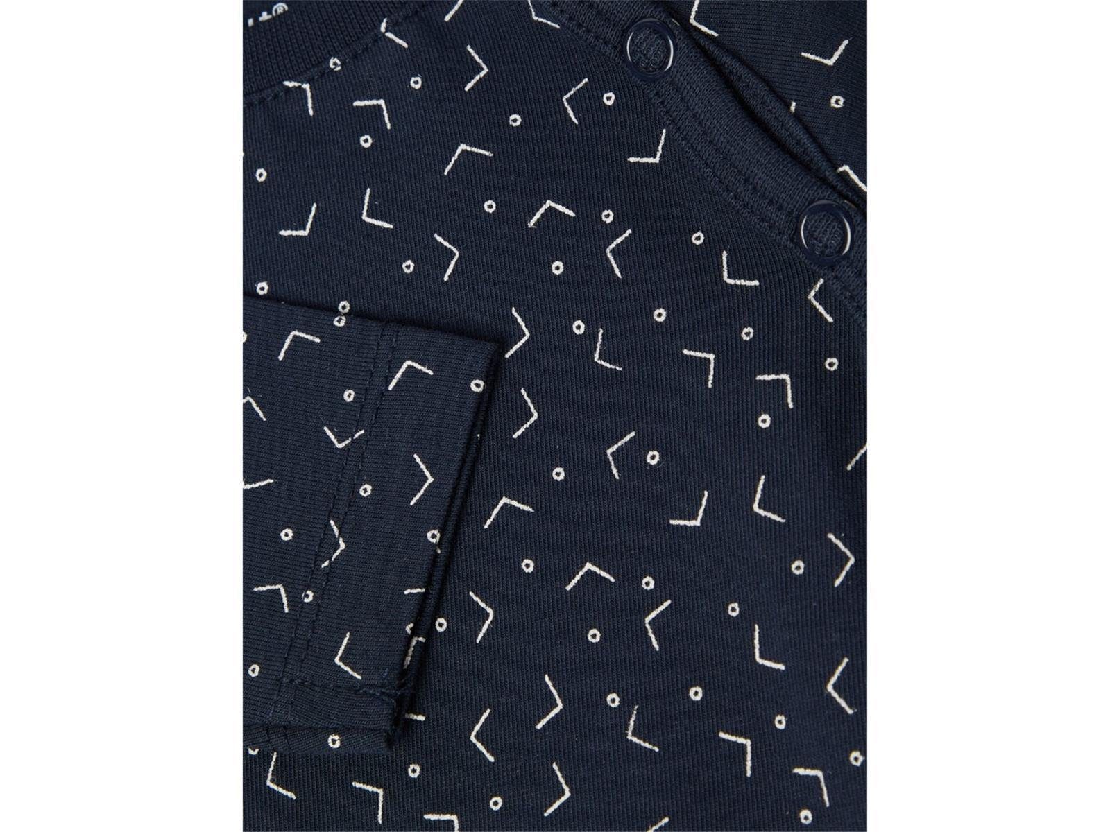 Name It Strampler Name It Unisex Einteiler in blau aus Bio-Baumwolle (1-tlg)