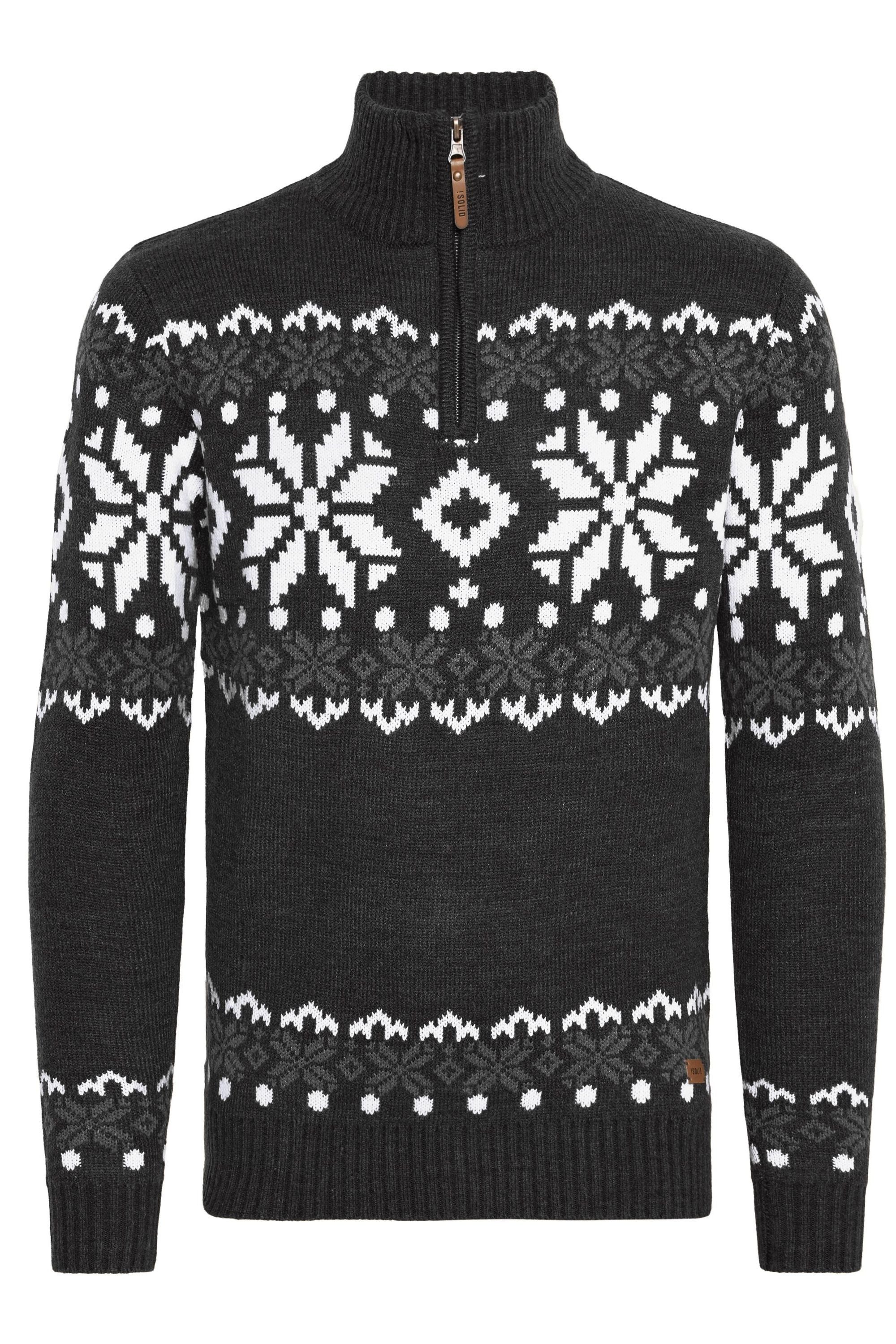 !Solid Troyer SDNorwin Strickpulli mit Norweger Strickmuster günstig online kaufen