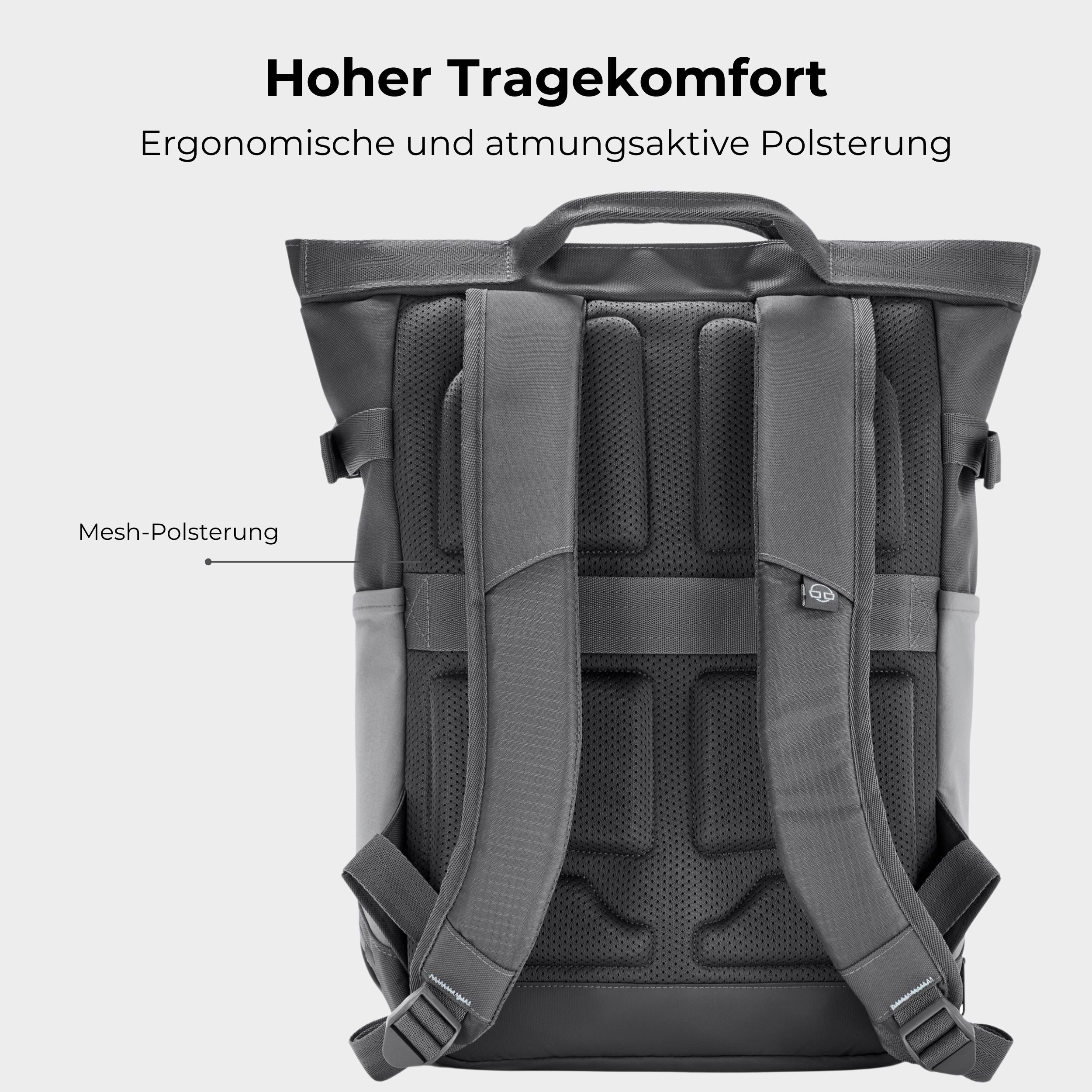 Johnny Urban Cityrucksack Harper Tagesrucksack für Damen & Herren (1-tlg), Sportlicher Tote Bag Rucksack, Praktischer Daypack, Wasserabweisend