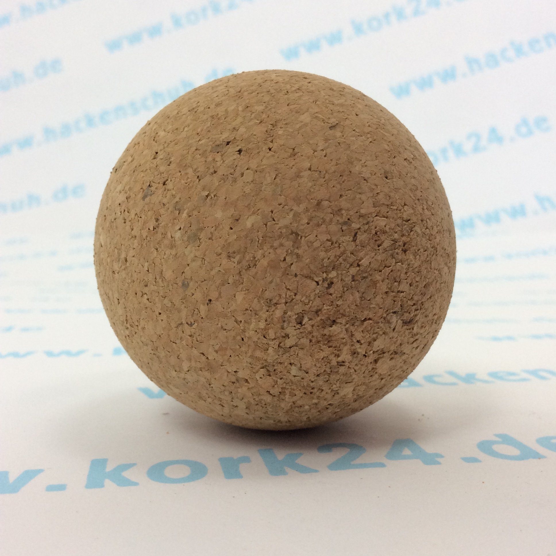 EKB-Kork Yogablock Basteln Spielzeug Kork Faszien Massage 60mm Faszienball Kugel
