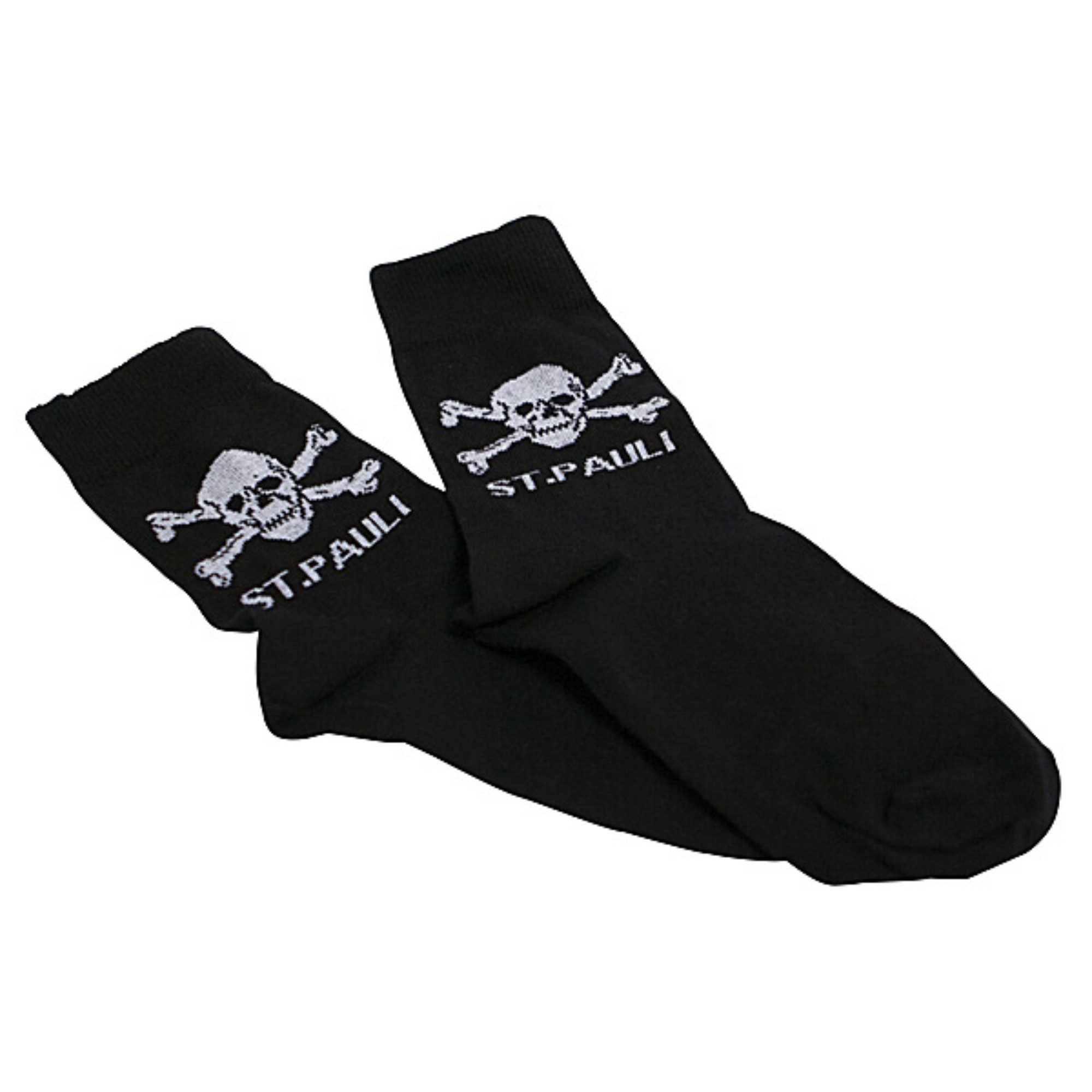 FC St. Pauli Socken FC St. Pauli - Socken Totenkopf - schwarz