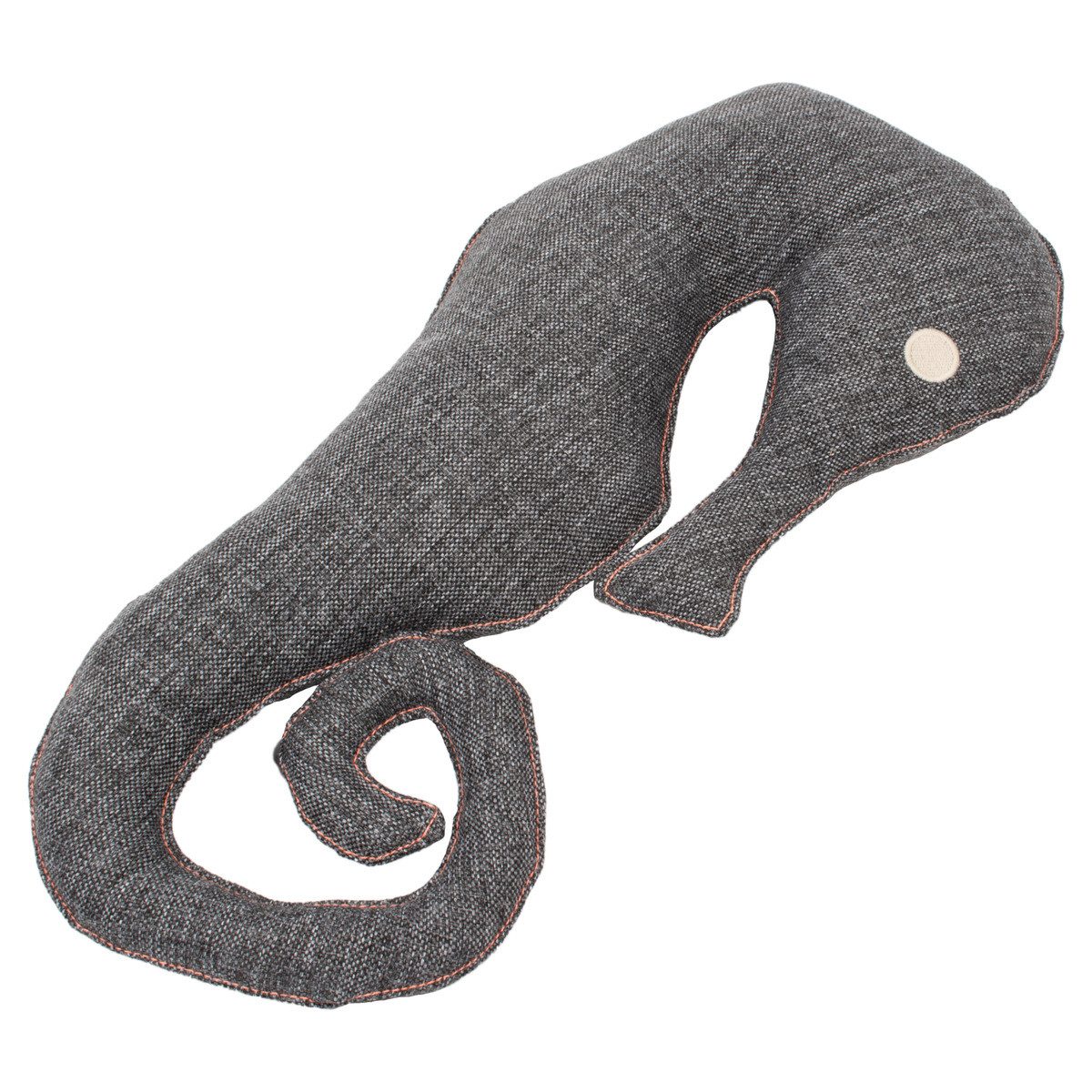 DUVO+ Tierkuscheltier Hundespielzeug Eco Plüsch Seepferdchen grau