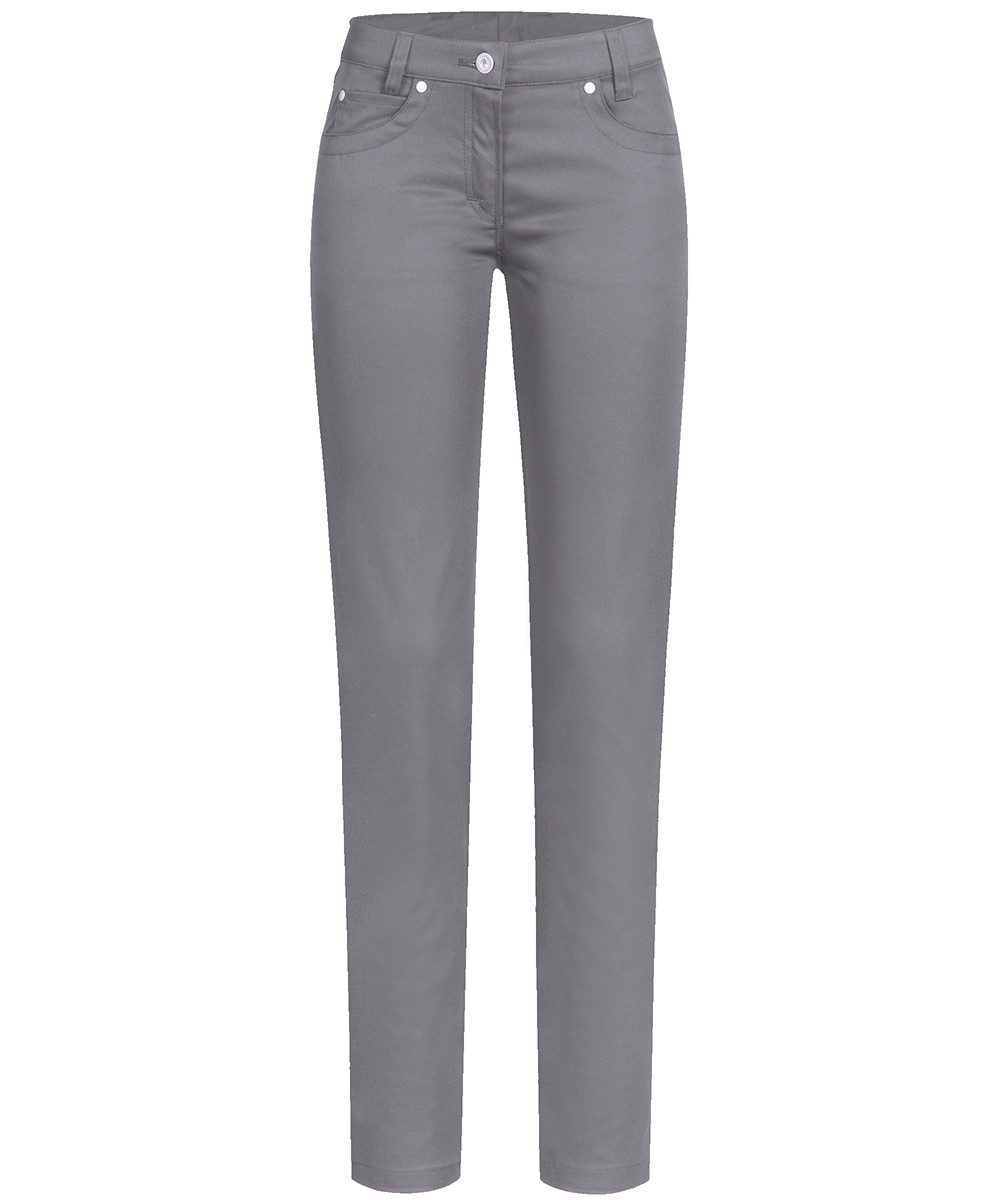 GREIFF 5-Pocket-Hose Greiff Corporate CASUAL Damen Hose 5-Pocket Regular-Fit Grau 44