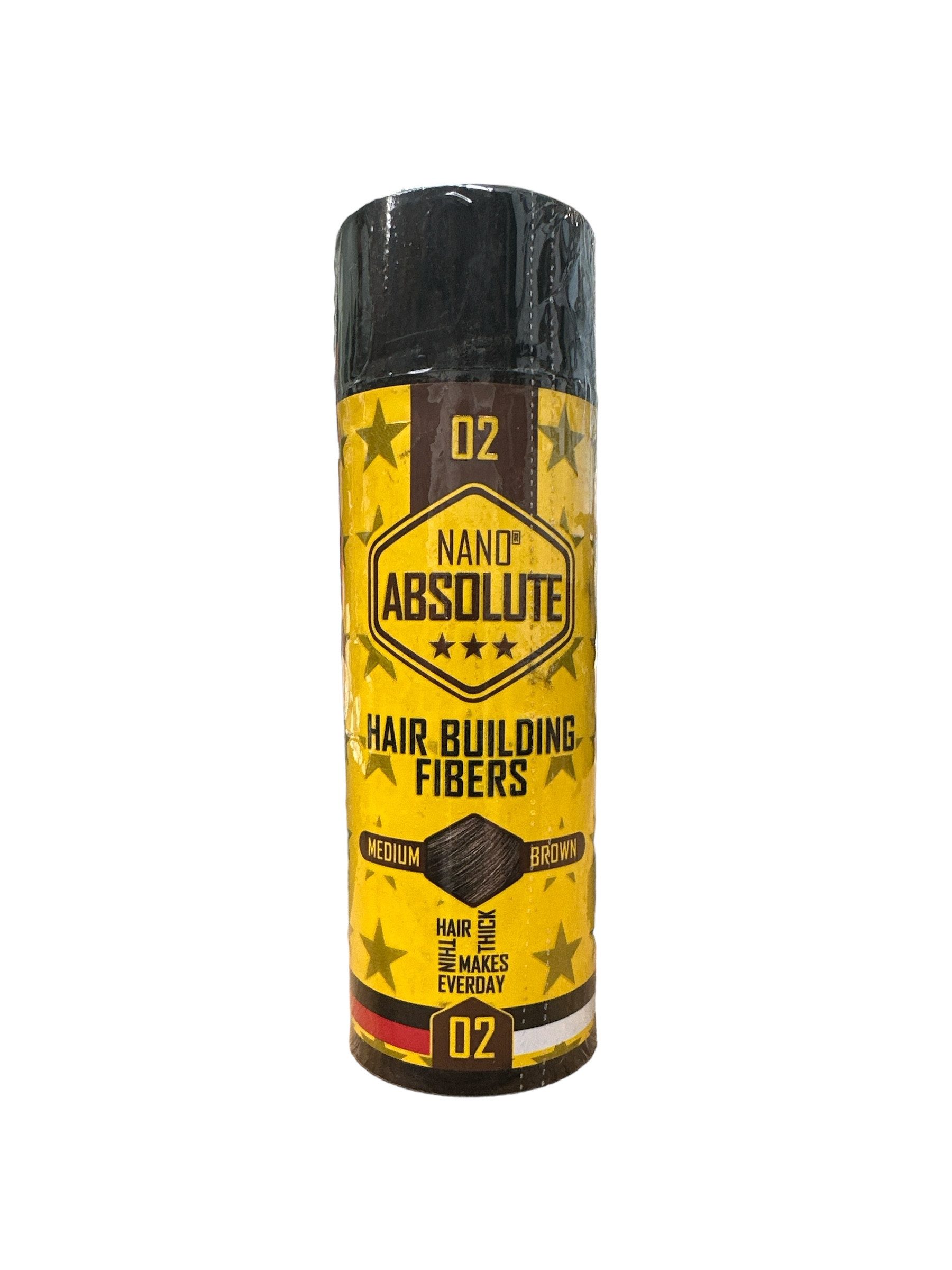 Nano Absolute Пудра для волос Hair Building Fibers Пудра для волос Topik 27g Medium Brown