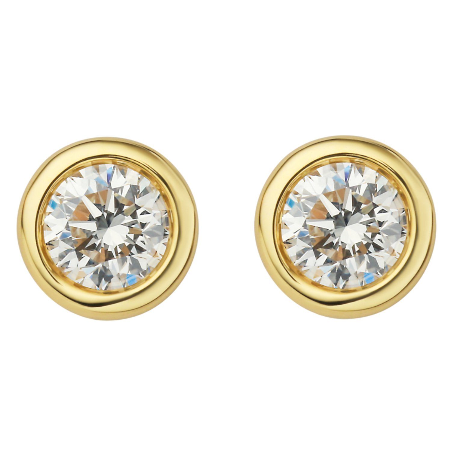 ONE ELEMENT Paar Ohrhänger, Damen Gold günstig online kaufen