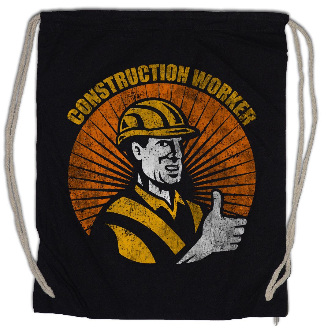 Turnbeutel Construction Worker II Turnbeutel Maurer Handwerk Handwerker