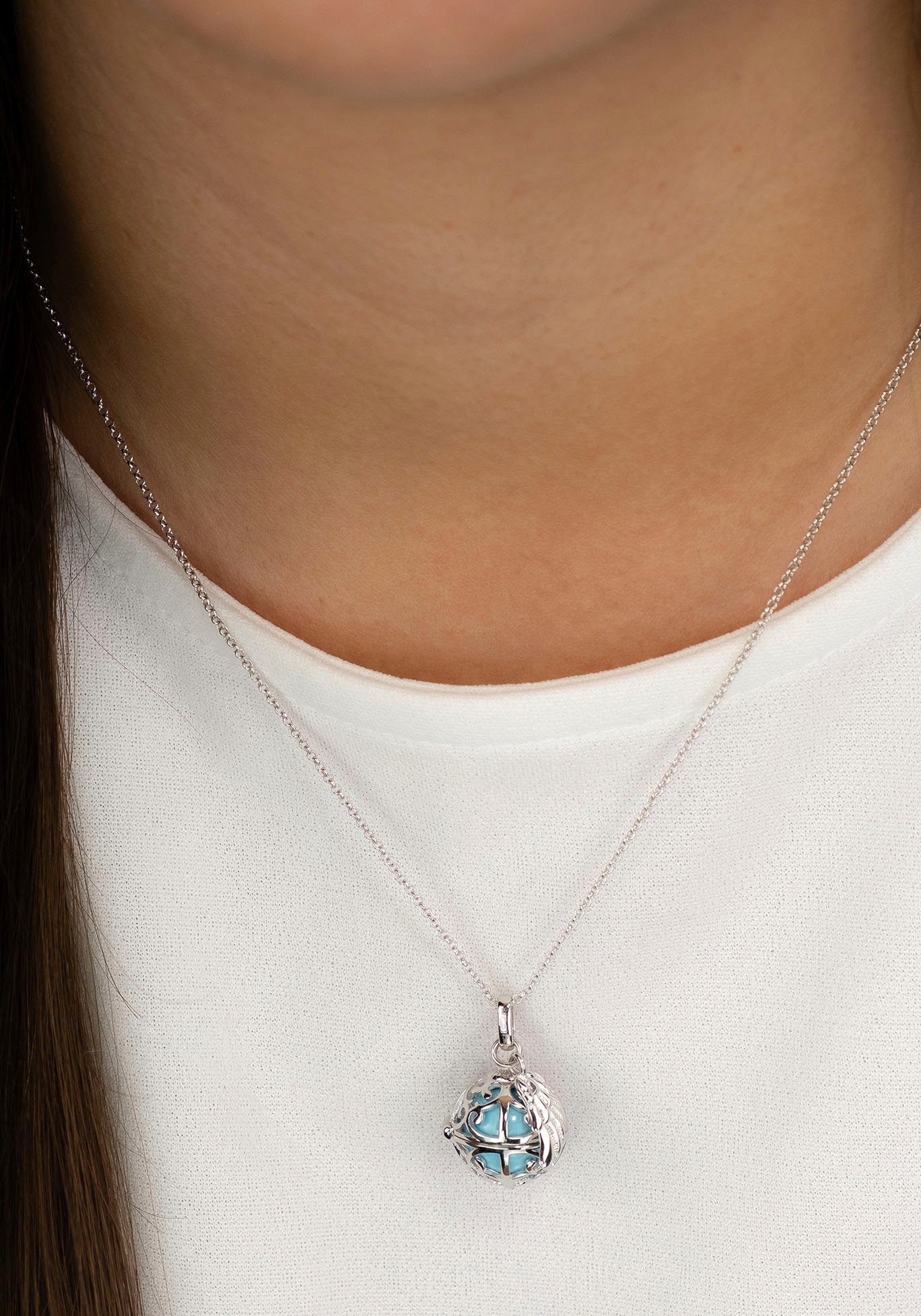 Engelsrufer Kette mit Anhänger Schmuck Geschenk Engelsrufer Relaunch mit Fl günstig online kaufen