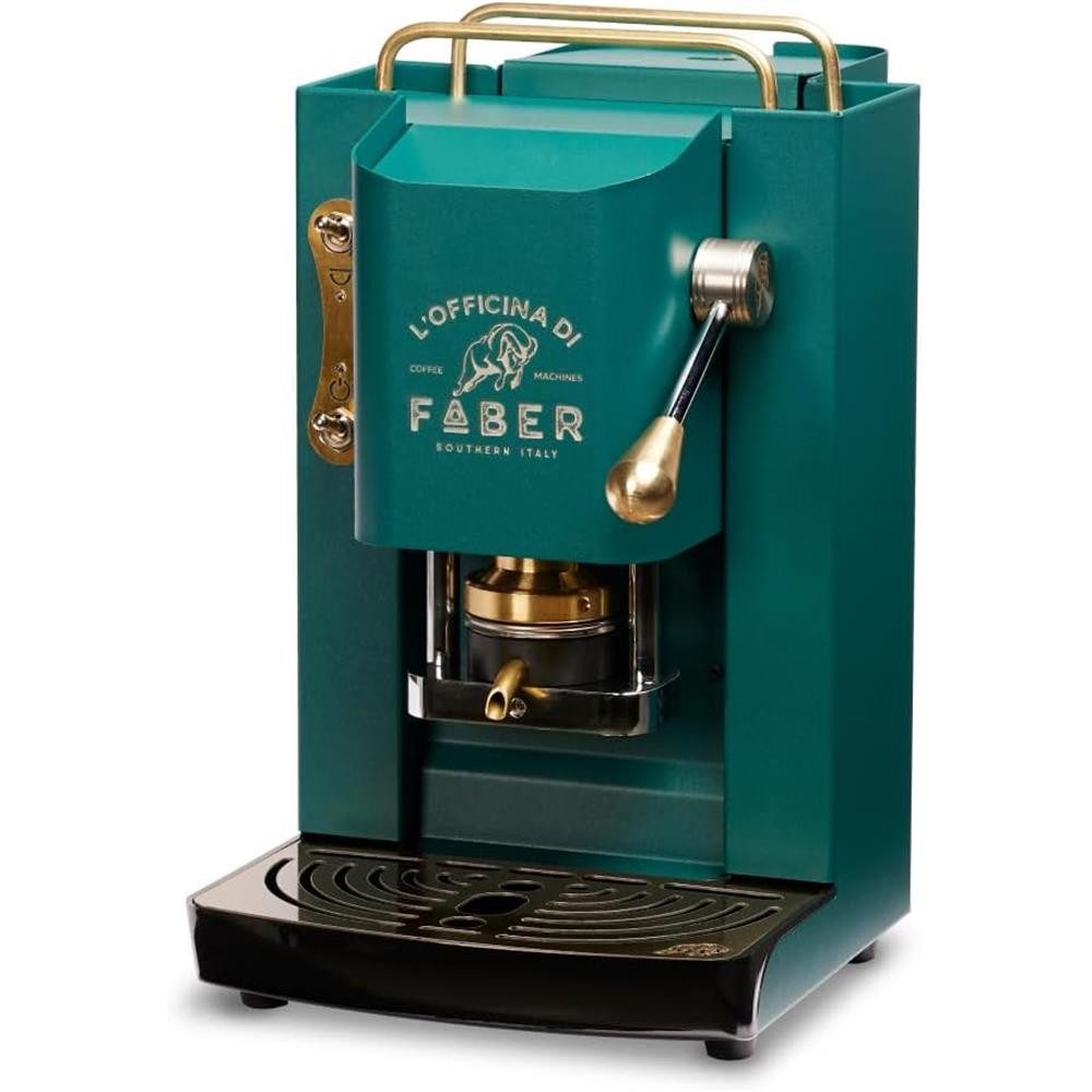 Faber Coffee Machines Espressomaschine Pro Deluxe ESE Pad 44 mm, einfache Reinigung, Tassenwärmer, schnelles Aufheizen