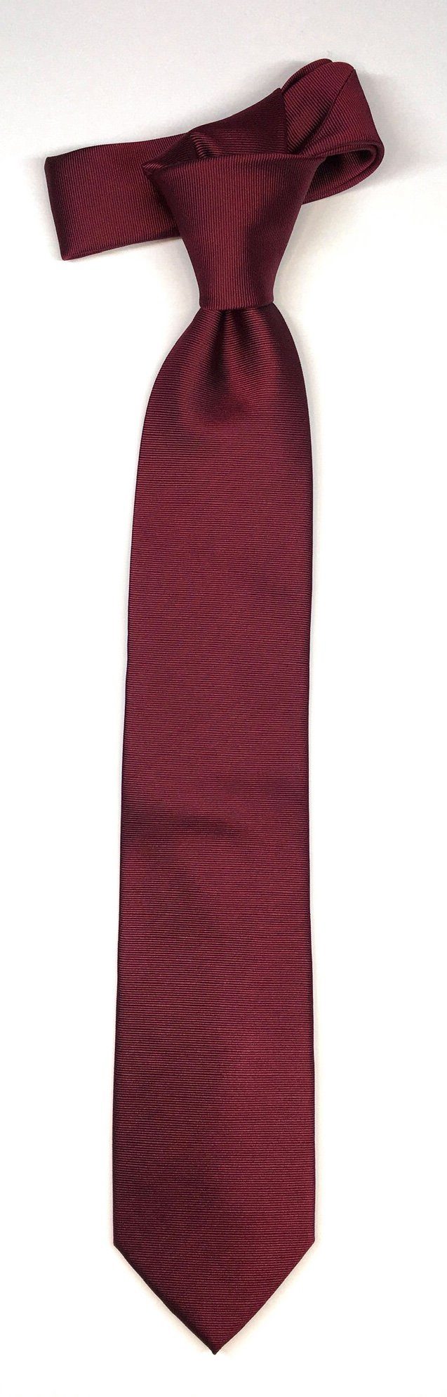 Uni Krawatte Wine edlen Seidenfalter Uni Krawatte Seidenfalter Seidenfalter im 7cm Design Krawatte