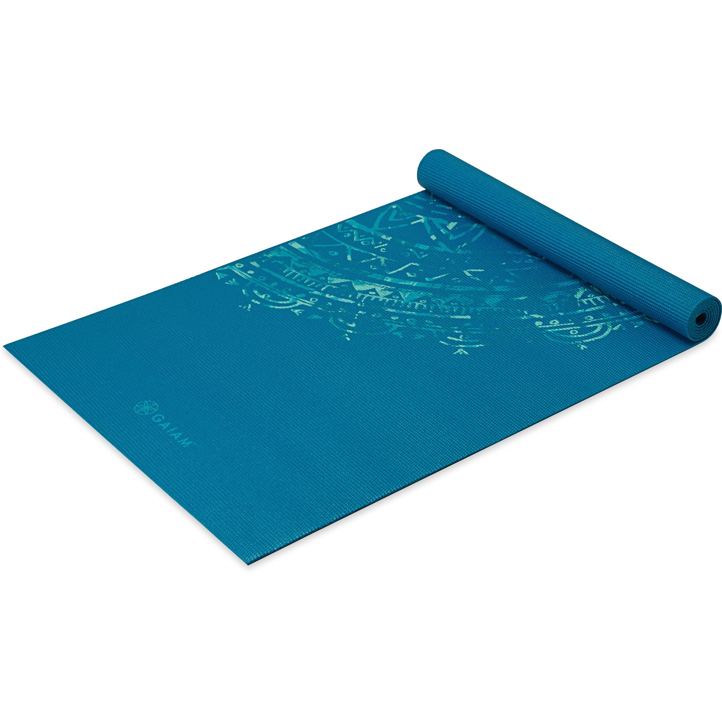 GAIAM Bodenmatte Jade Mandala Yoga Mat 4mm