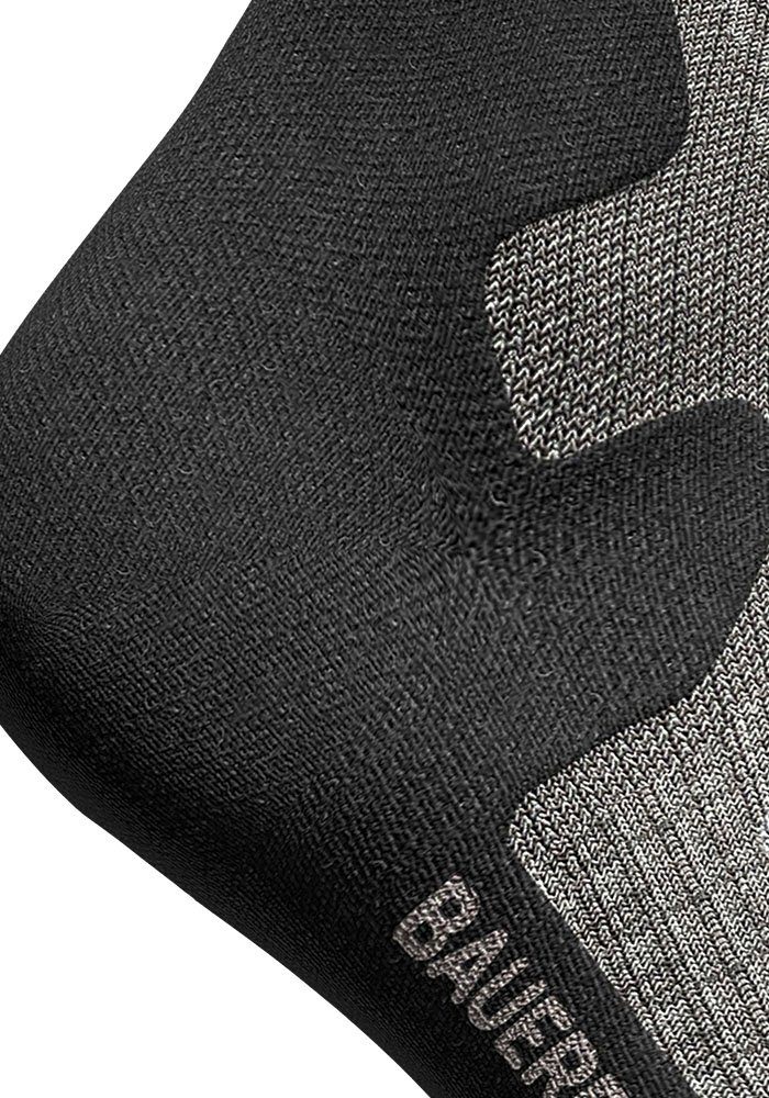 Kompression stone grey/L Merino Sportsocken Socks Outdoor mit Bauerfeind Compression