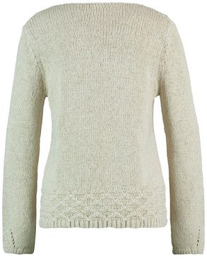 GERRY WEBER Rundhalspullover Strickpullover mit Wording