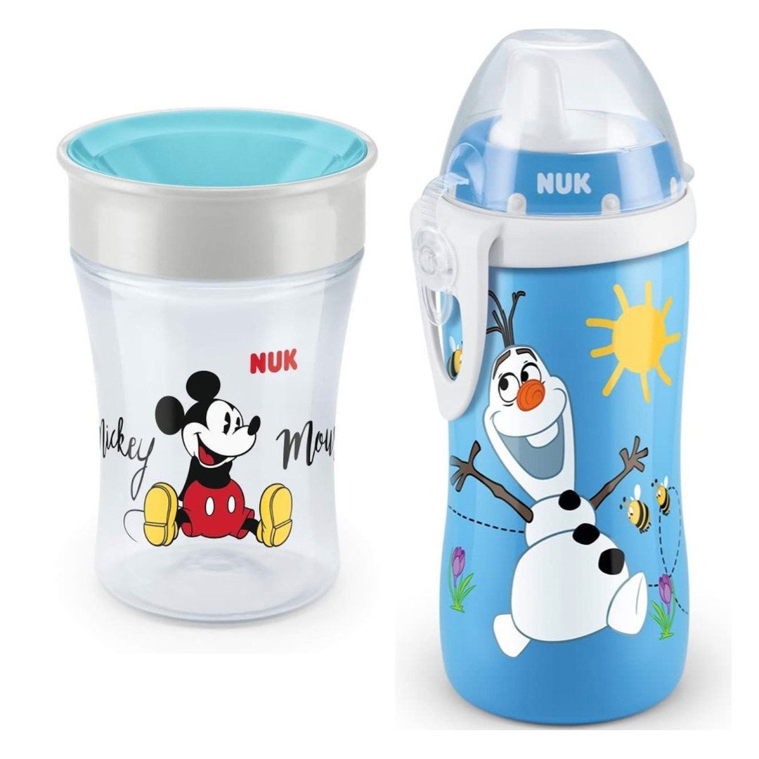 Trinklernbecher NUK Mickey Mouse Magic Cup + NUK Junior Cup Olaf