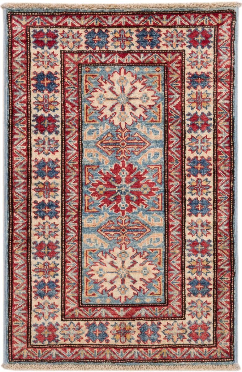 Orientteppich Super Kazak 56x87 Handgeknüpfter Orientteppich, Nain Trading, rechteckig, Höhe: 5 mm