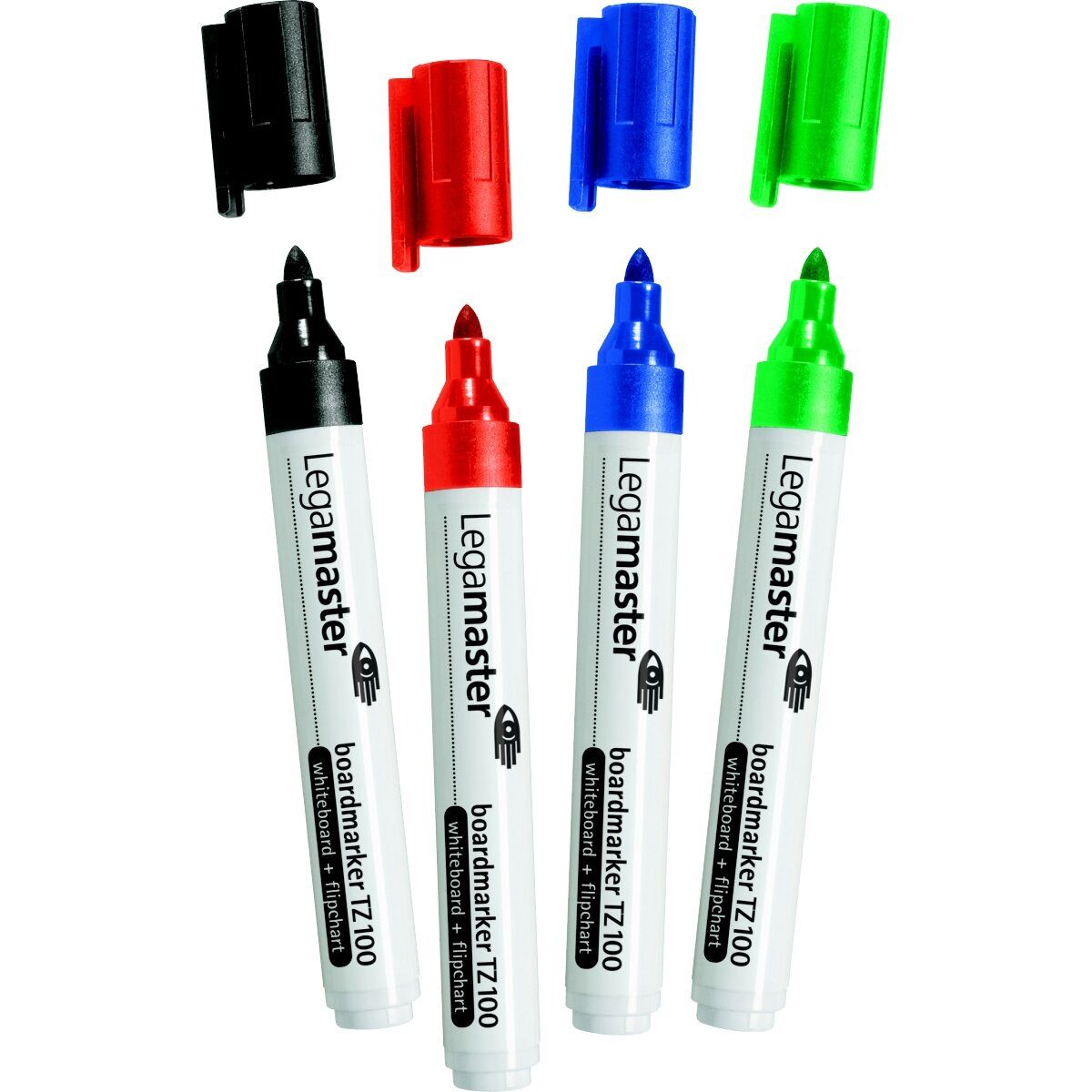 LEGAMASTER Whiteboard Marker Boardmarker TZ 100 4er Set sortiert