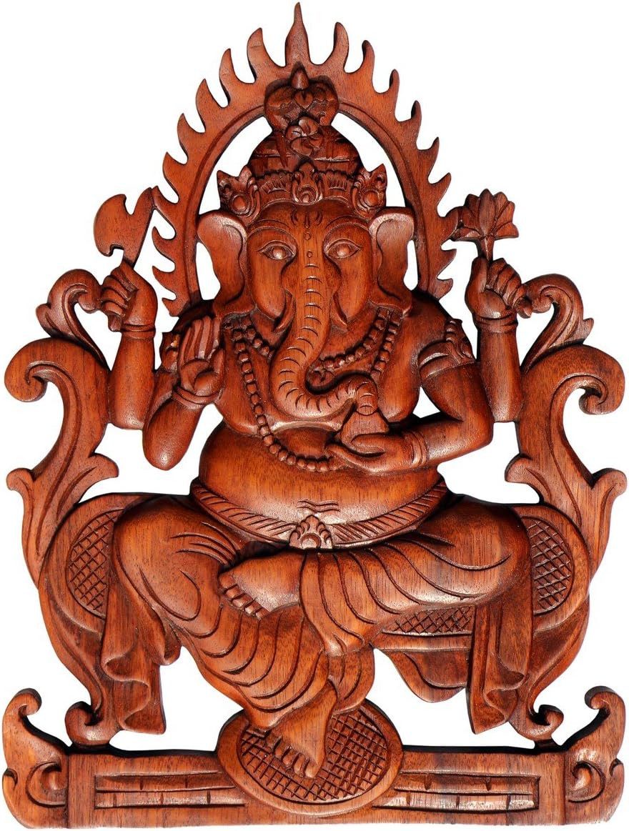 Wogeka Wanddekoobjekt Wand-Relief Ganesha Elefant Feng günstig online kaufen