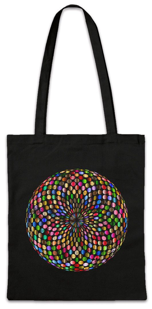 Beuteltasche Psychedelic Disco Light Stofftasche Retro Oldies Music Musik Nerd