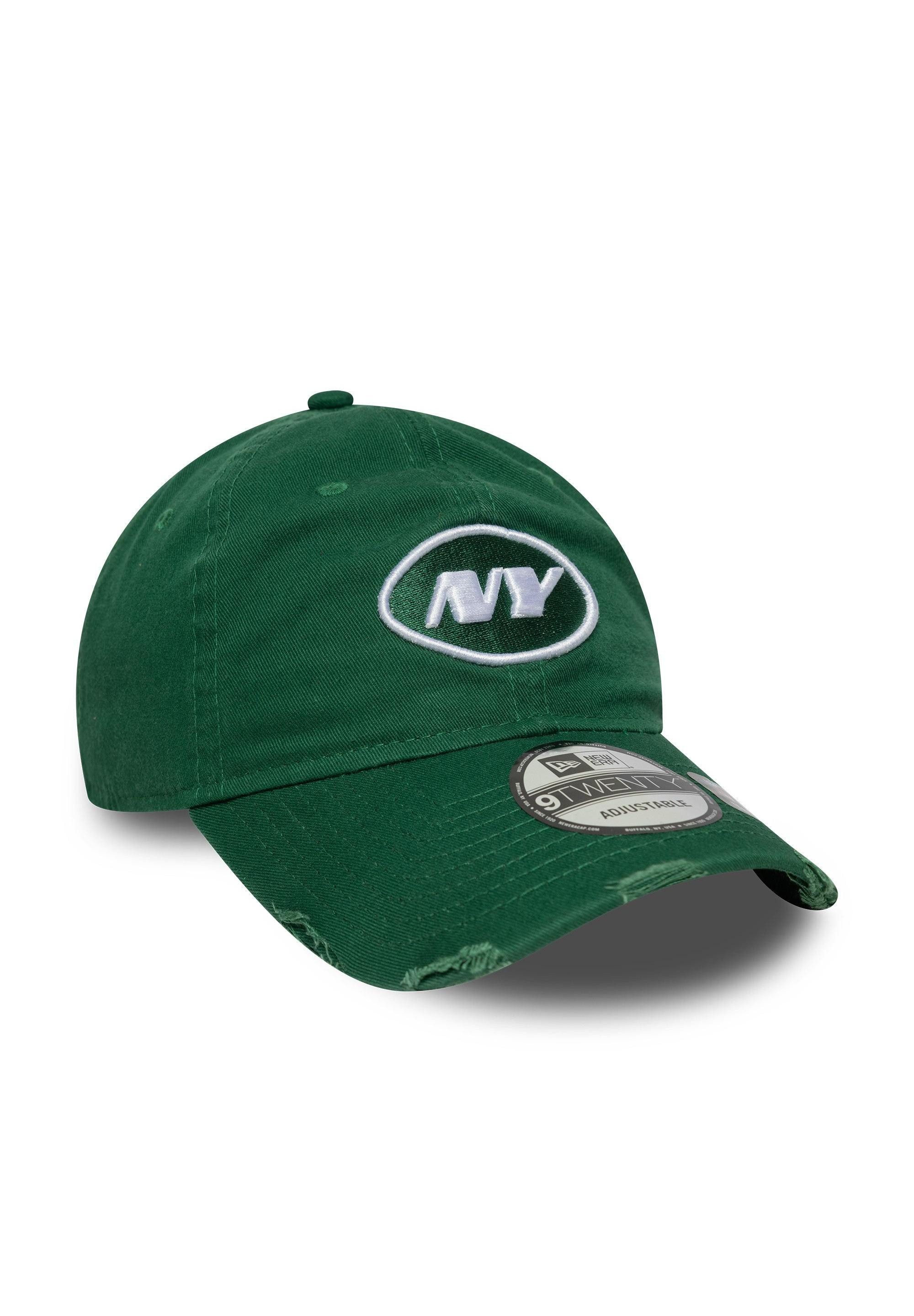 New Era Baseball Cap New York Jets NFL Wash Distressed 9Twenty Cap Grün (1-St)