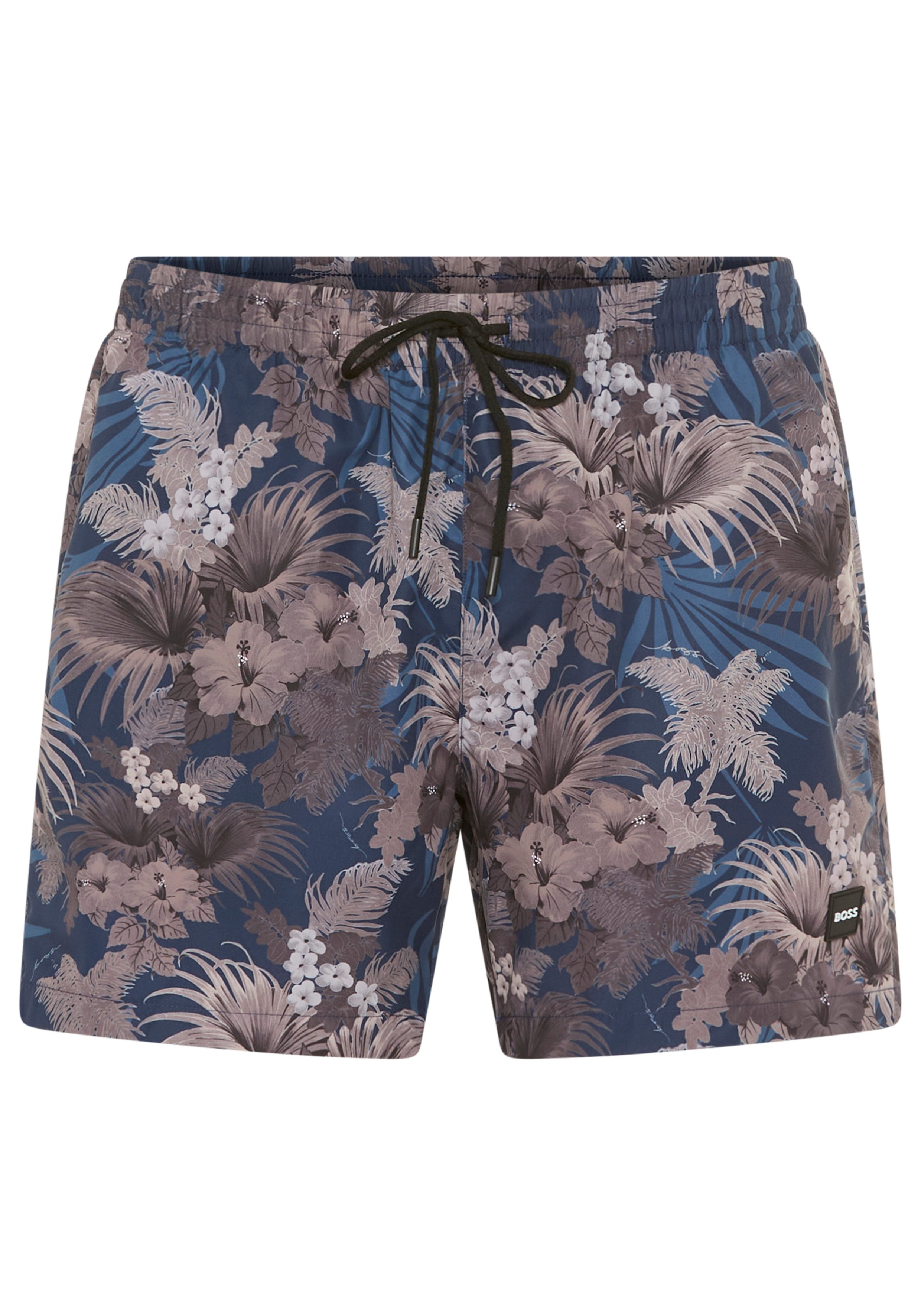 BOSS Badeshorts Piranha mit buntem Alloverdruck günstig online kaufen